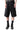 BLACK CARGO DENIM SHORTS