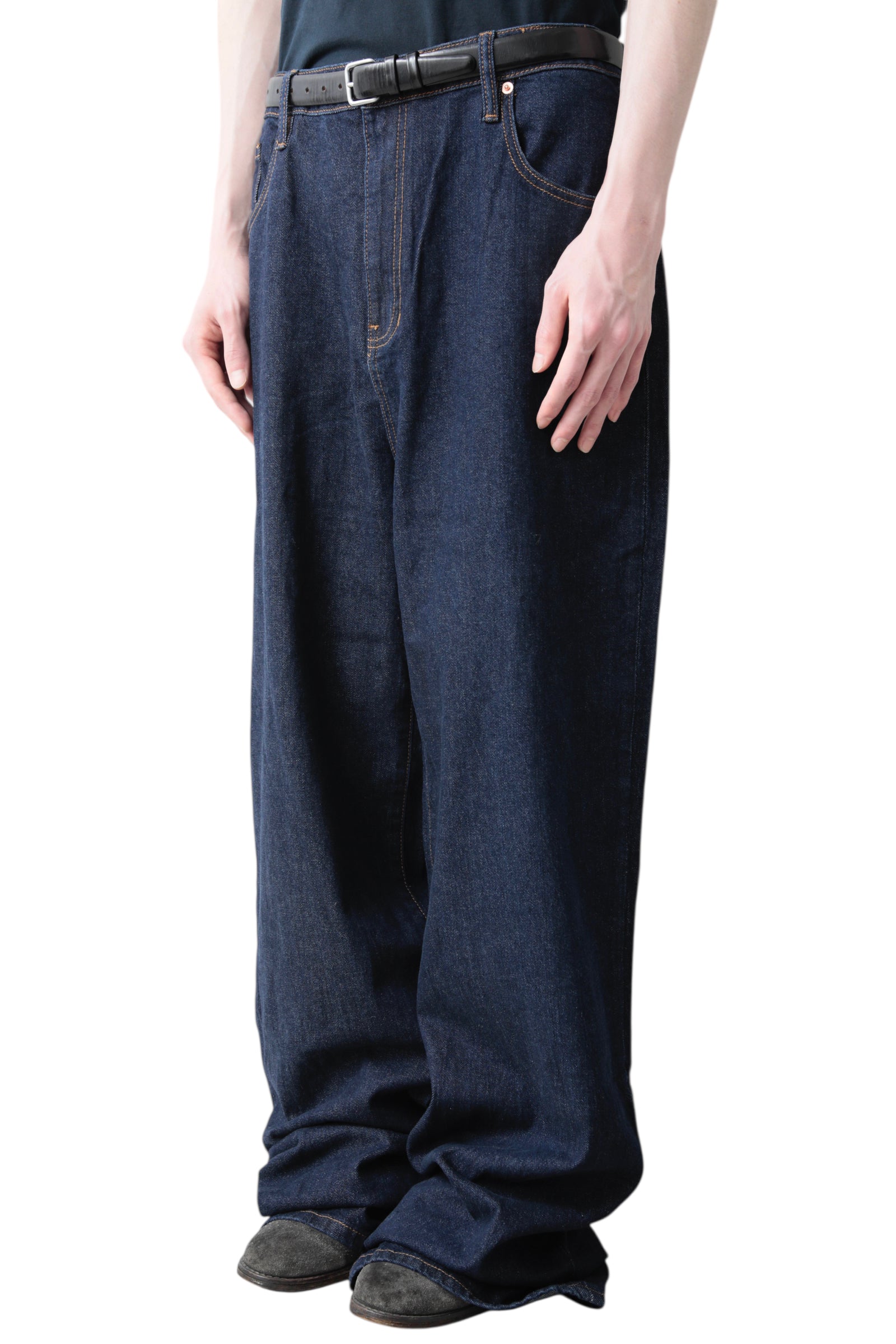 RIGID BAGGY DENIM PANTS