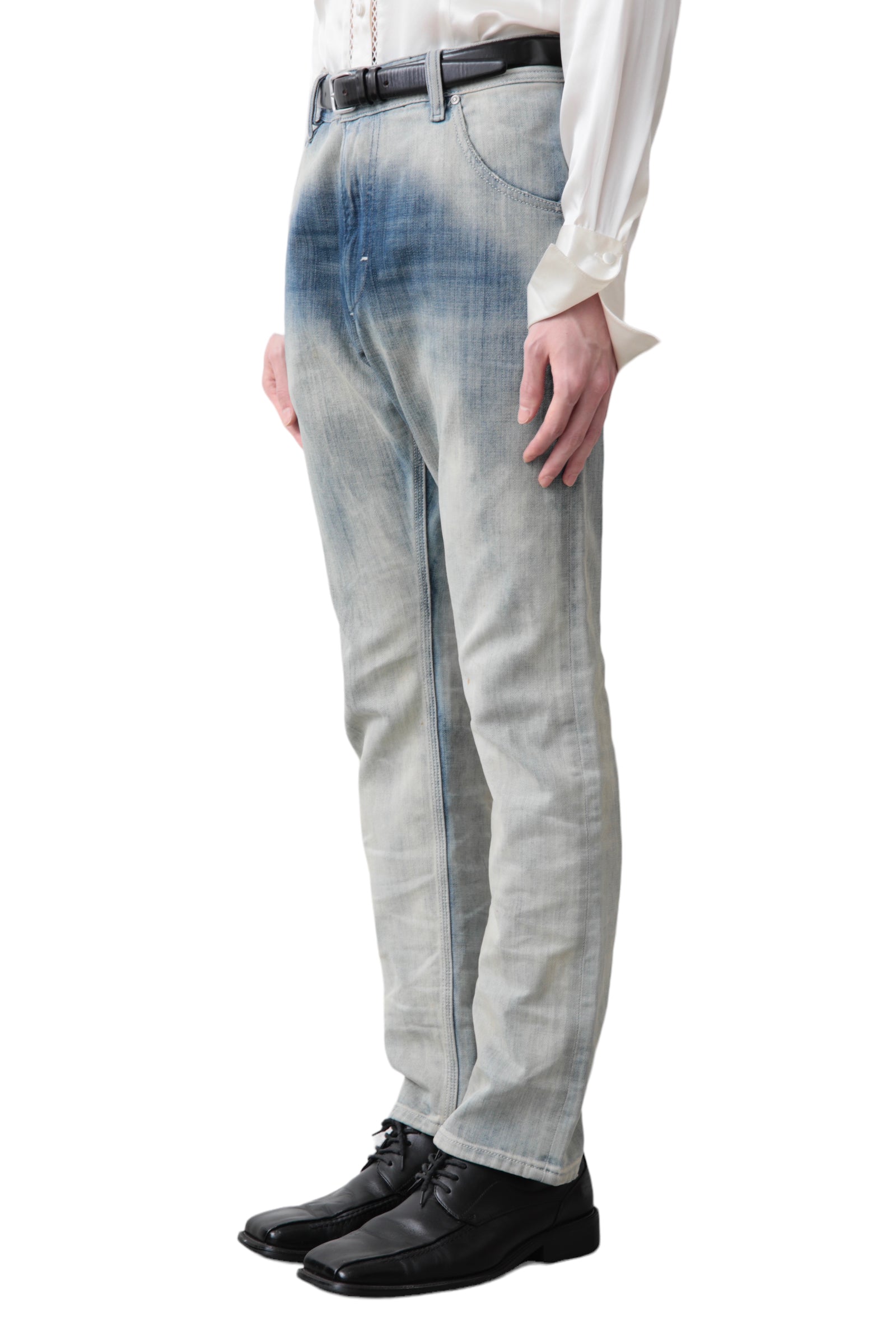 DIESEL FADE OUT STRAIGHT DENIM PANTS