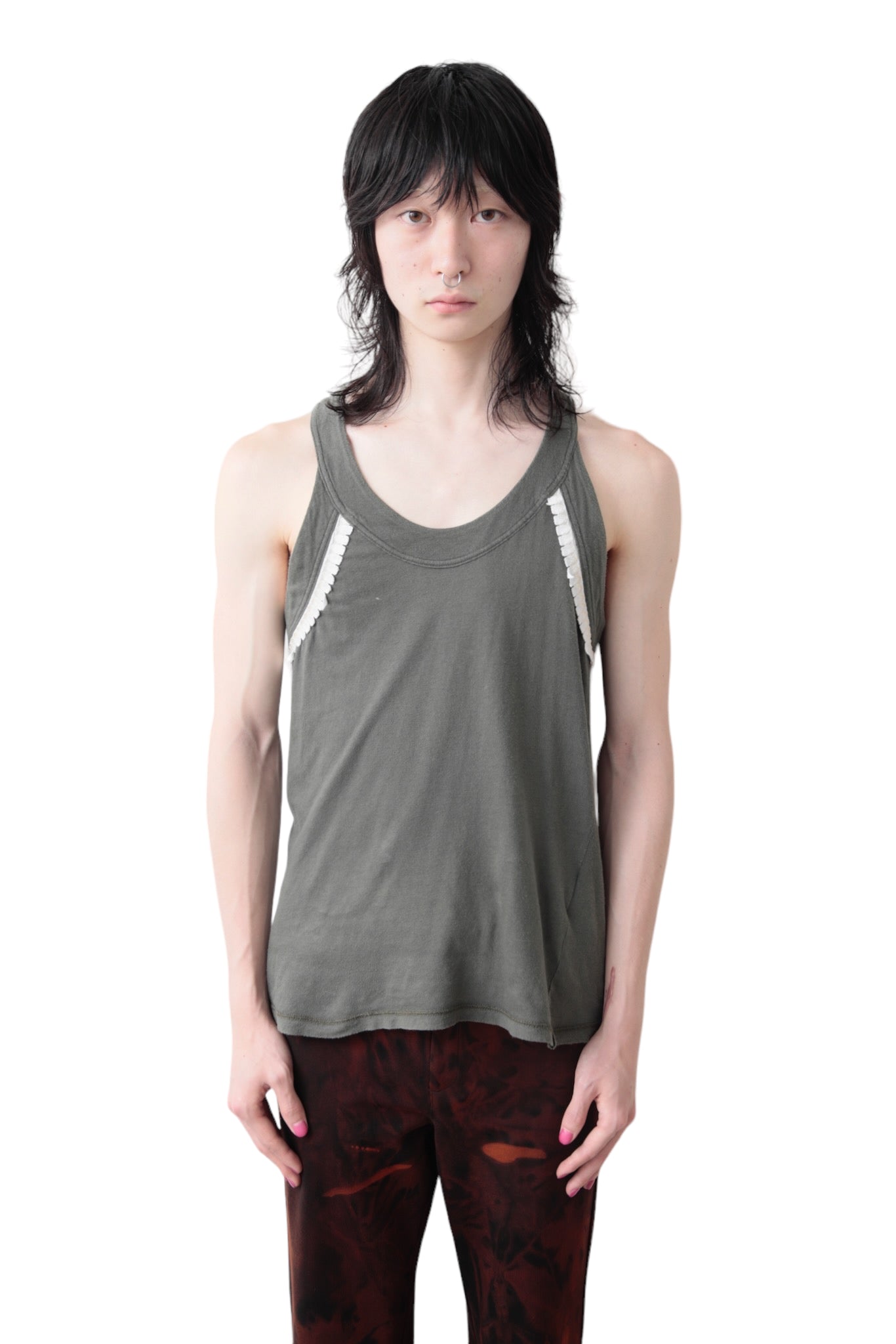 UNDERCOVER TEETH MARK NO SLEEVE TOP