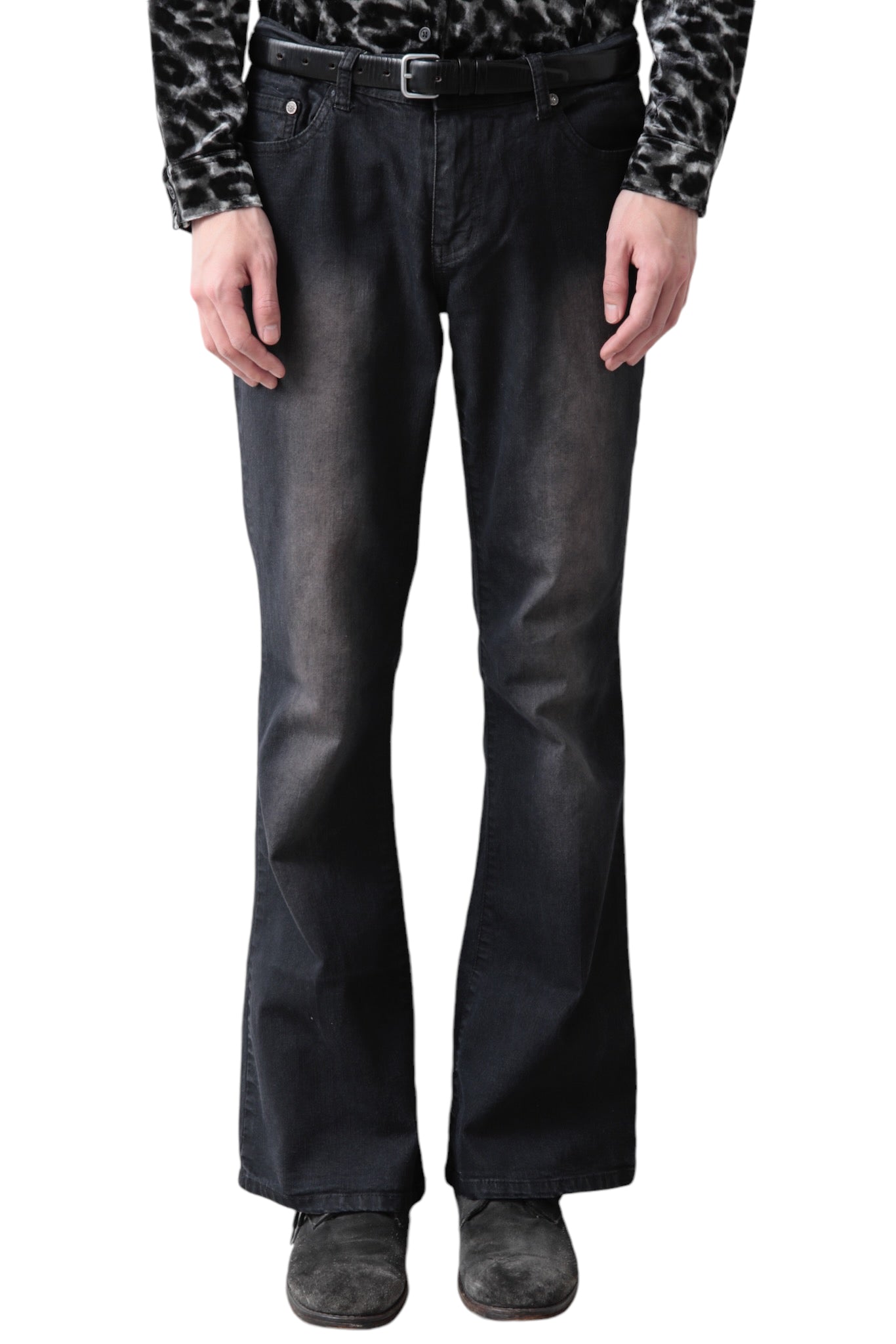 FADE BLACK SLIM DENIM PANTS