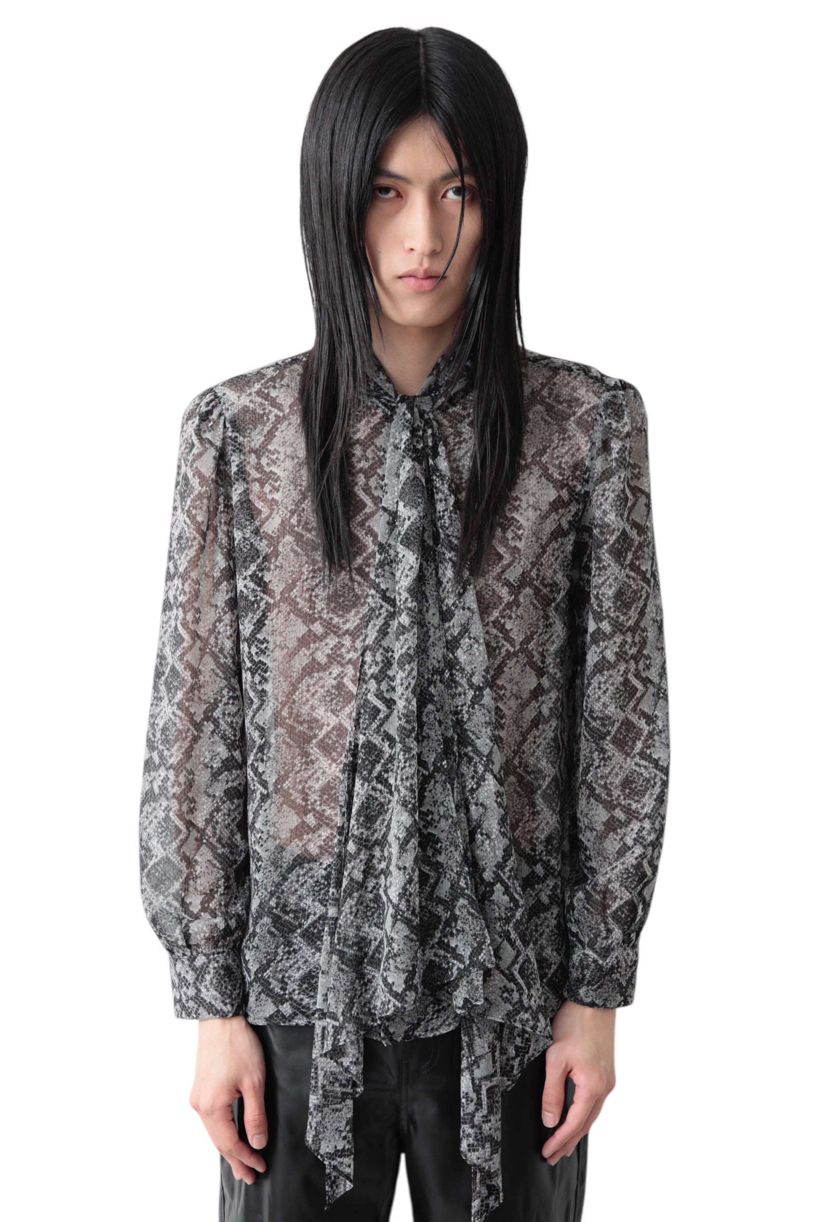 PYTHON PATTERNED RIBON TIE SHORT