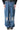 CRUSHED BLUE BAGGY DENIM PANTS