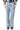 SIDE STUDDED WASHED WIDE DENIM PANTS