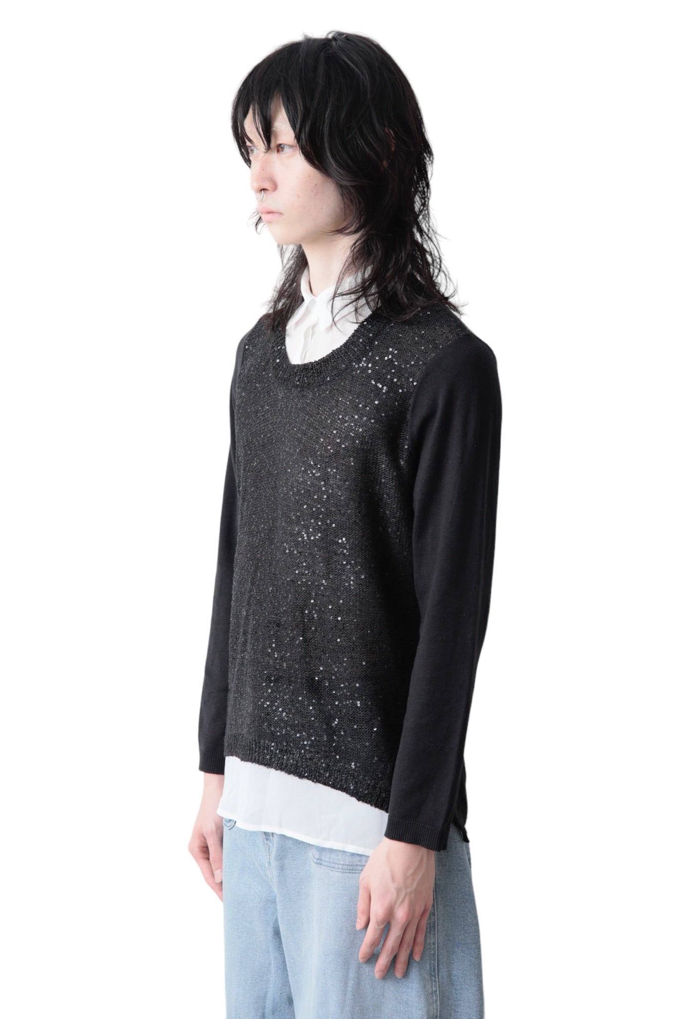 SHIRT DOCKING SEQUIN TOP