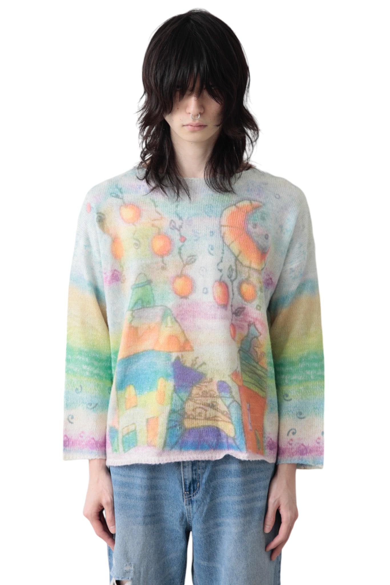 WONDERLAND GRAPHIC SWEATER