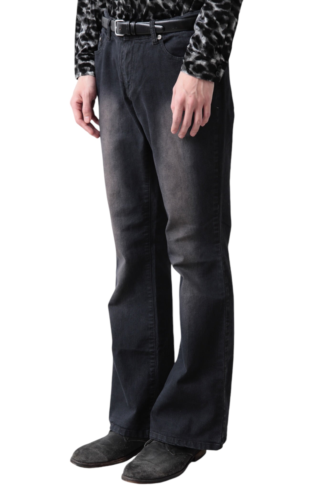 FADE BLACK SLIM DENIM PANTS