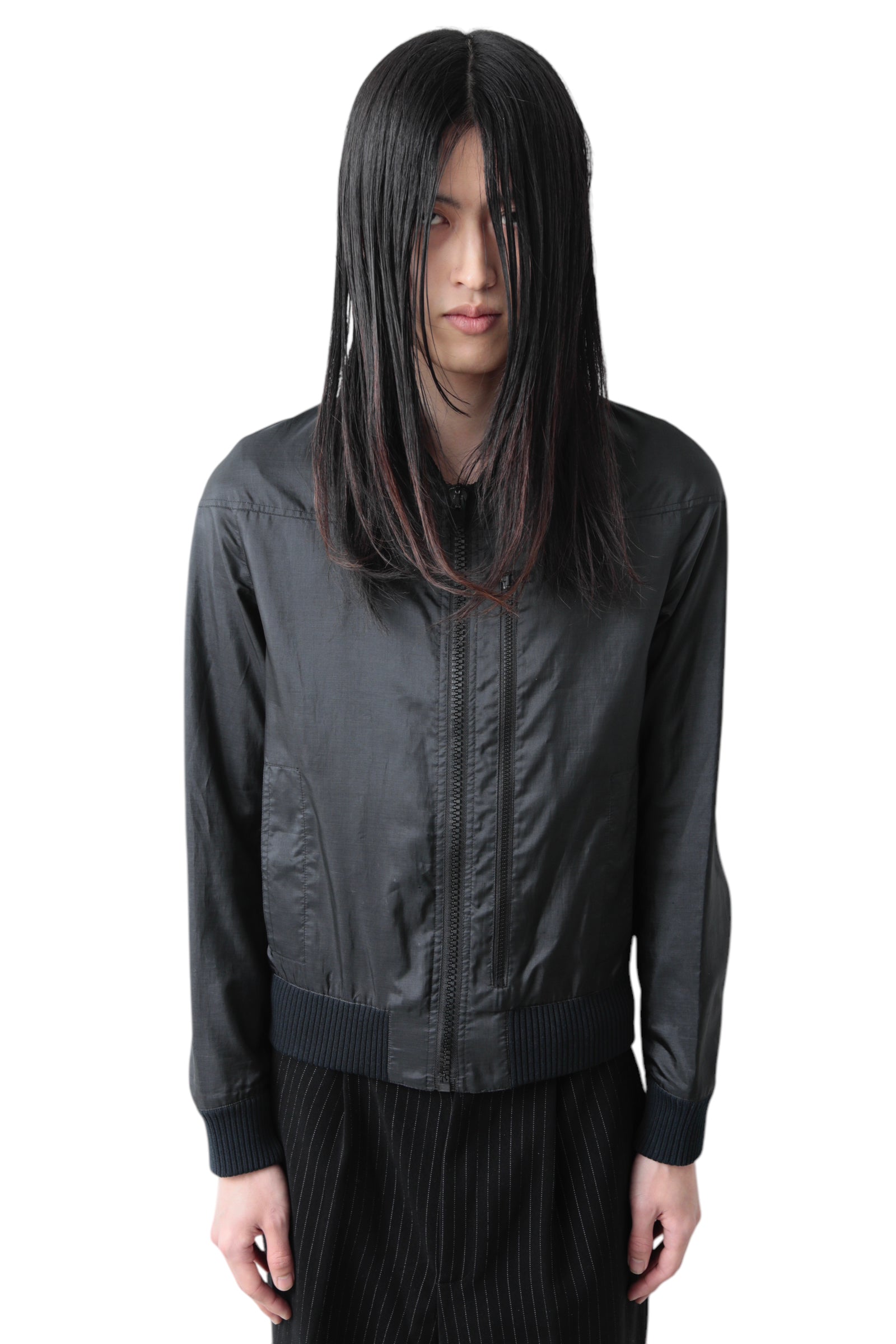 2007SS DIOR HOMME CROPPED ZIP UP BLOUSON