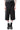 BLACK CROPPED SHORT SLACKS