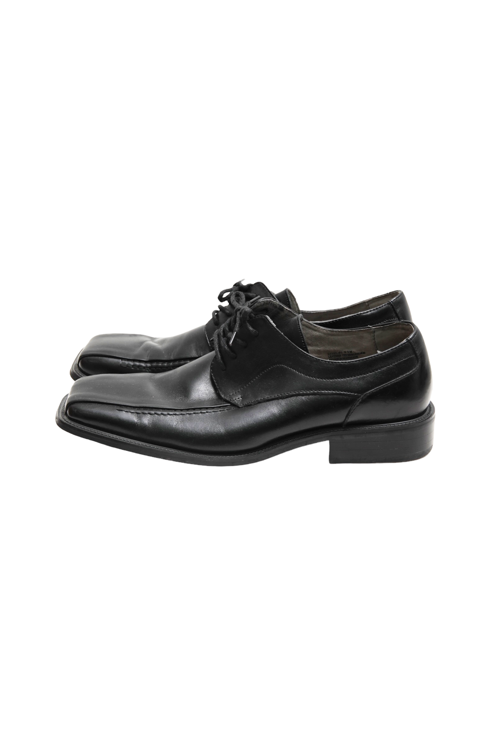SQUARE TOE LEATHER SHOES