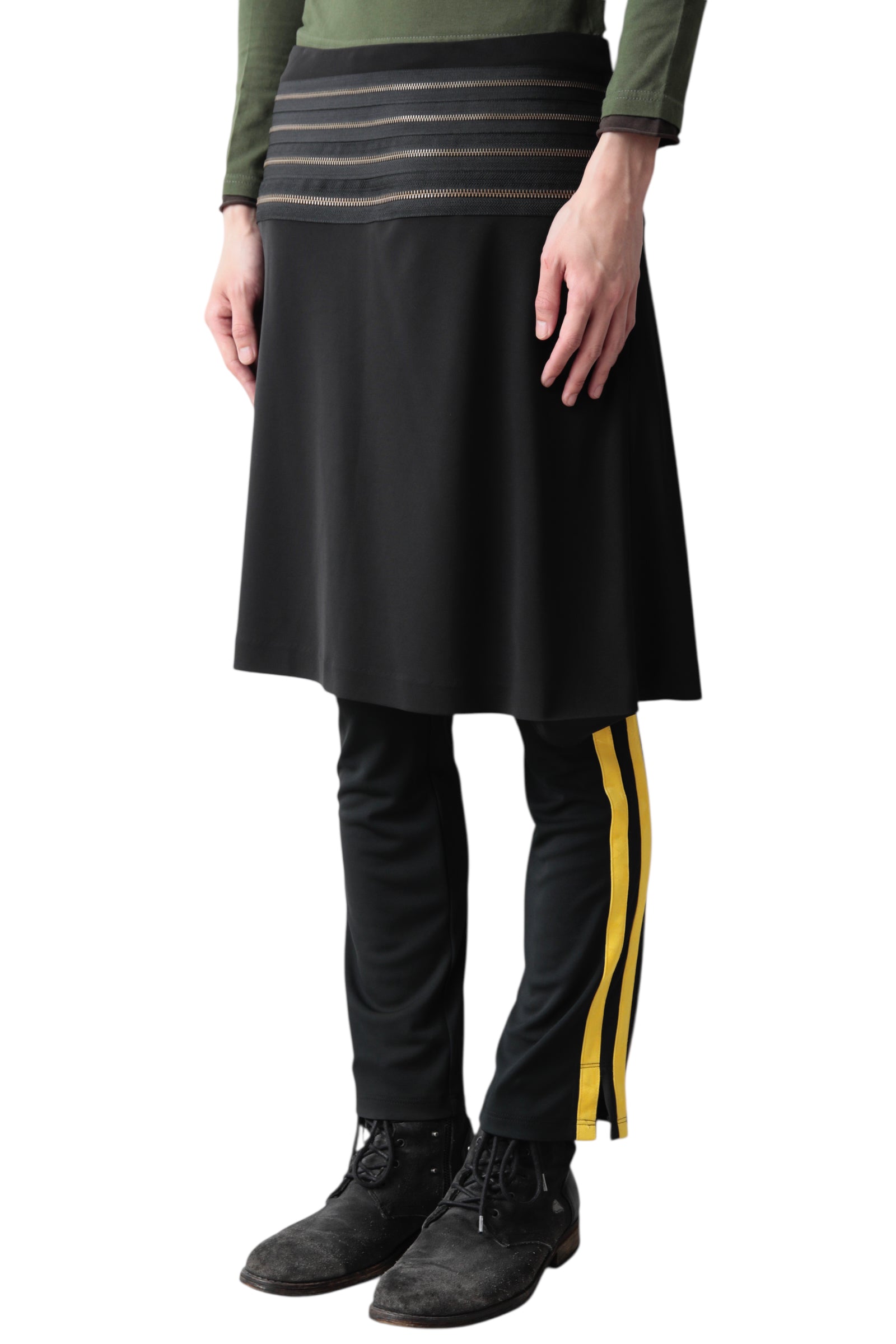 JEAN PAUL GAULTIER CHAIN ZIP SKIRT