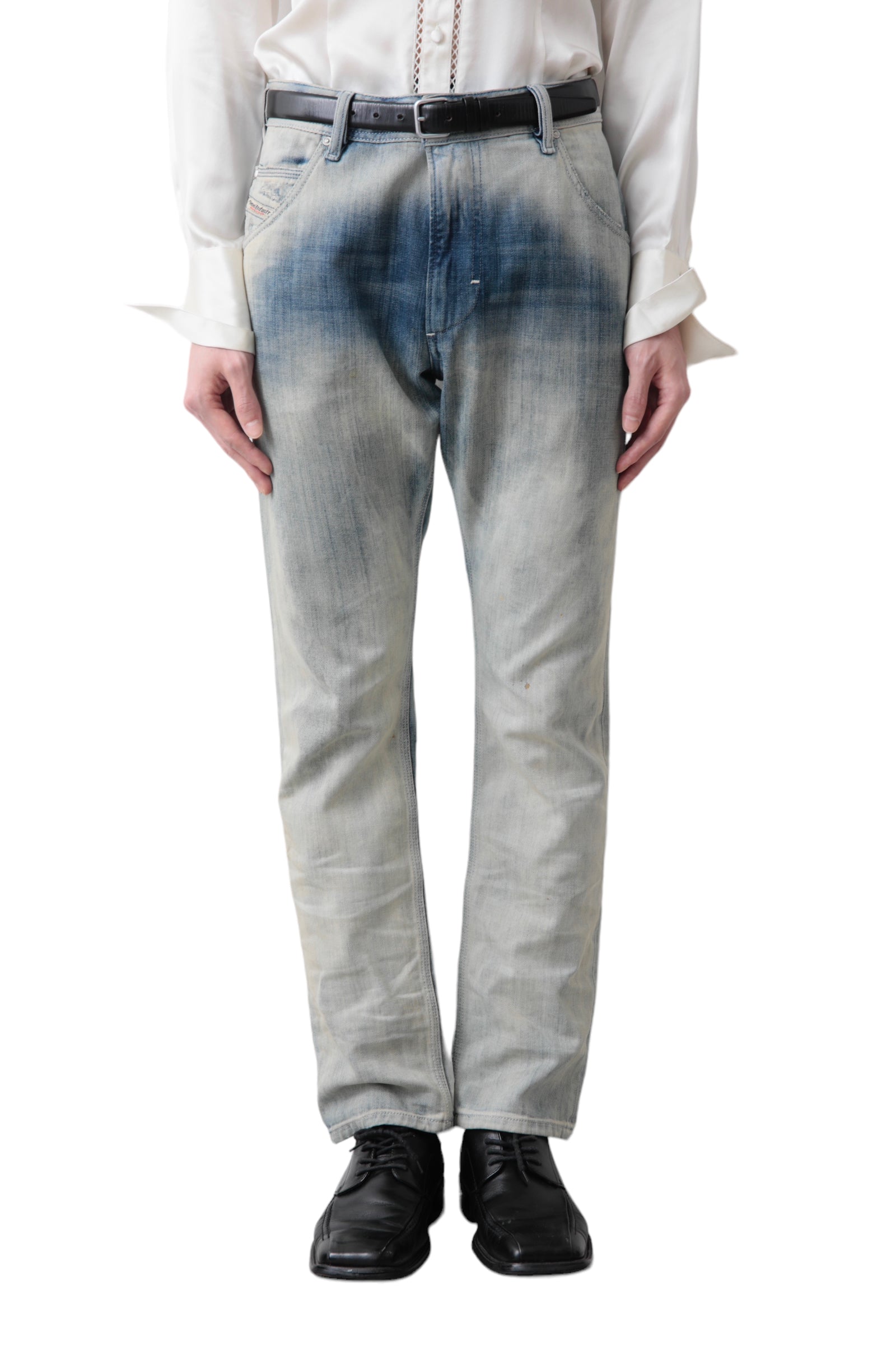 DIESEL FADE OUT STRAIGHT DENIM PANTS