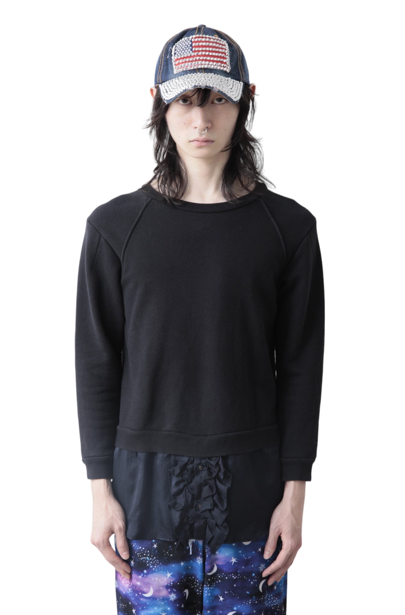 UNDERCOVER SHIRT DOCKING SWEAT TOP