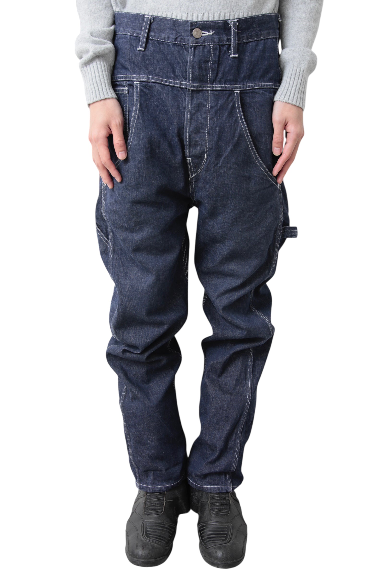 CABANE DE ZUCCA CARPENTER DENIM PANTS