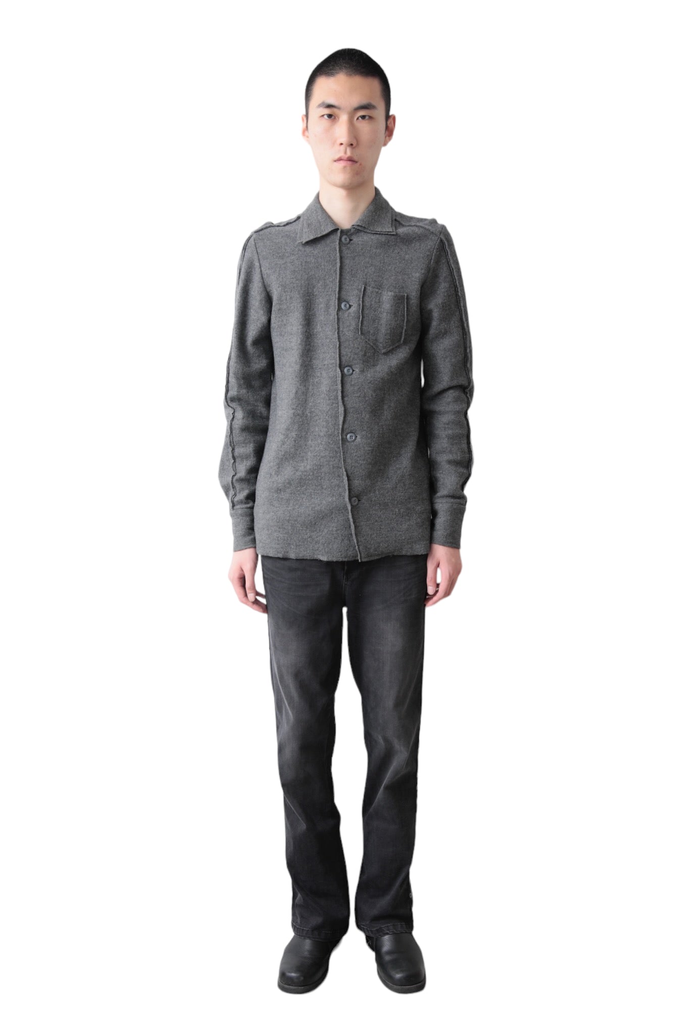 YUJI YAMADA DOUBLE LAYERED COLLAR SHIRT – THE ELEPHANT