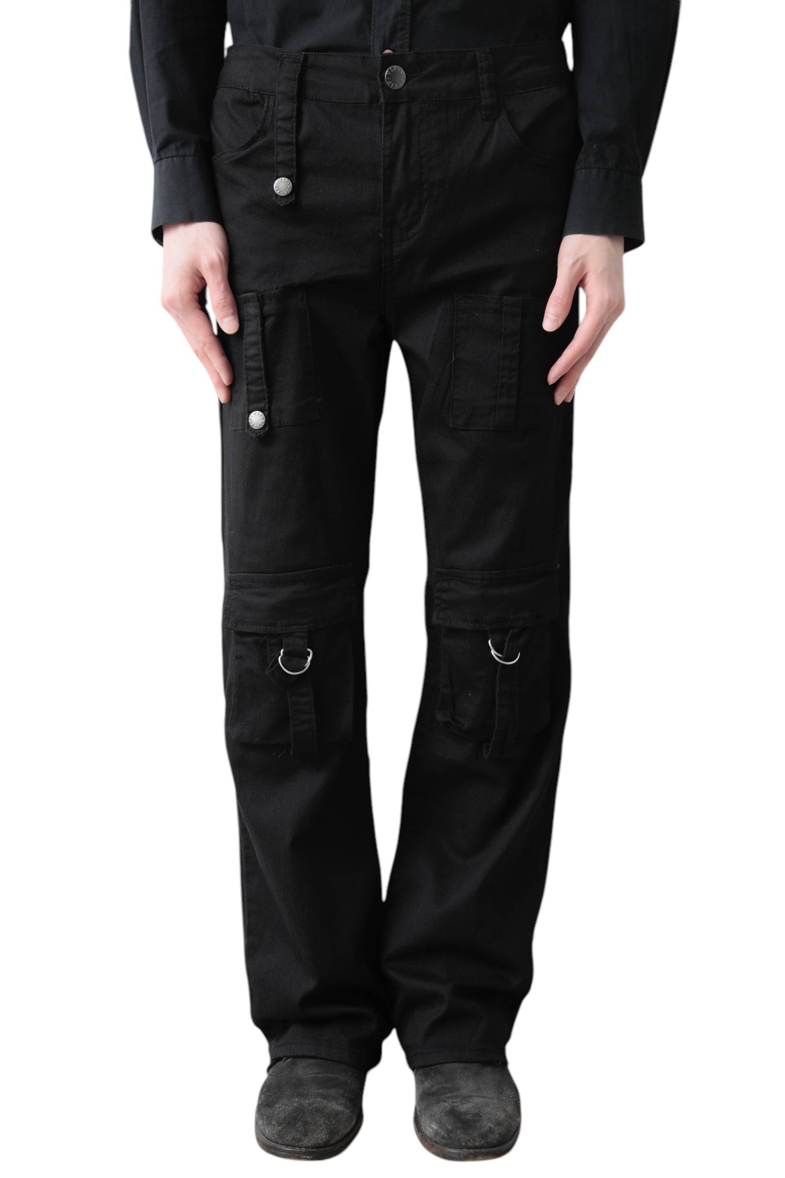 FRONT POCKET SLIM CARGO PANTS