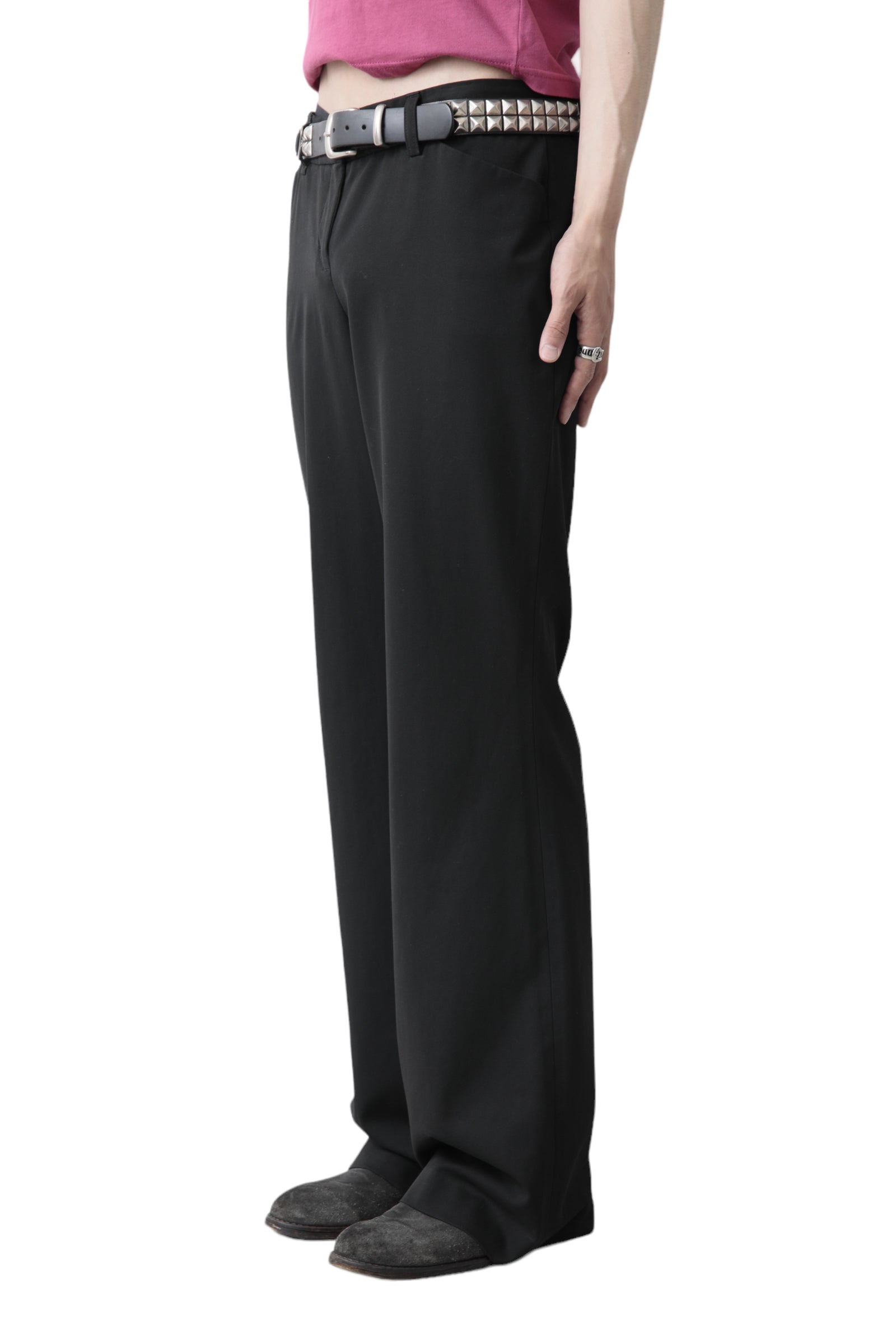 BLACK FLARE SLACKS