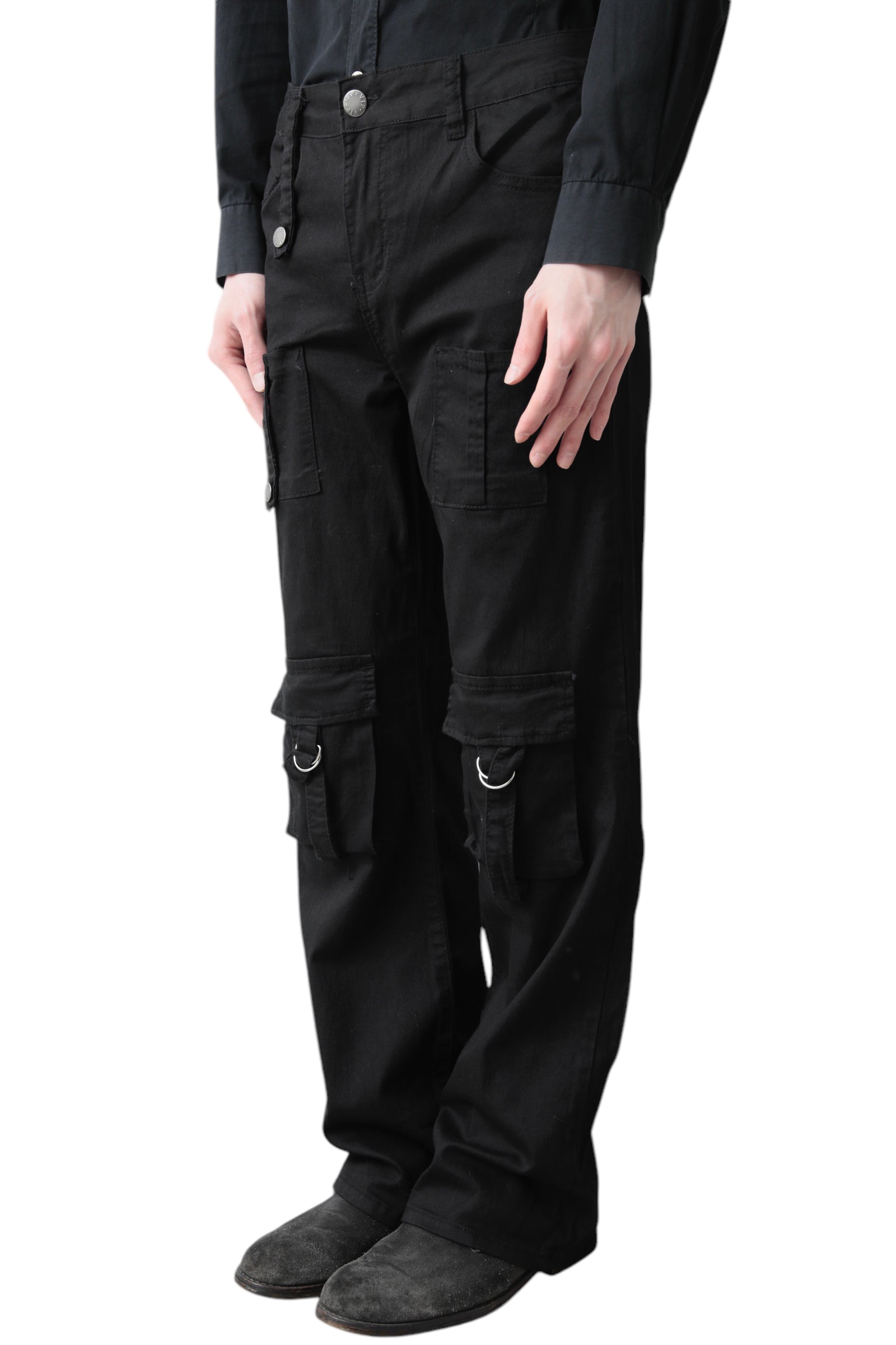FRONT POCKET SLIM CARGO PANTS