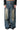 BELTED DIRTY BAGGY DENIM PANTS