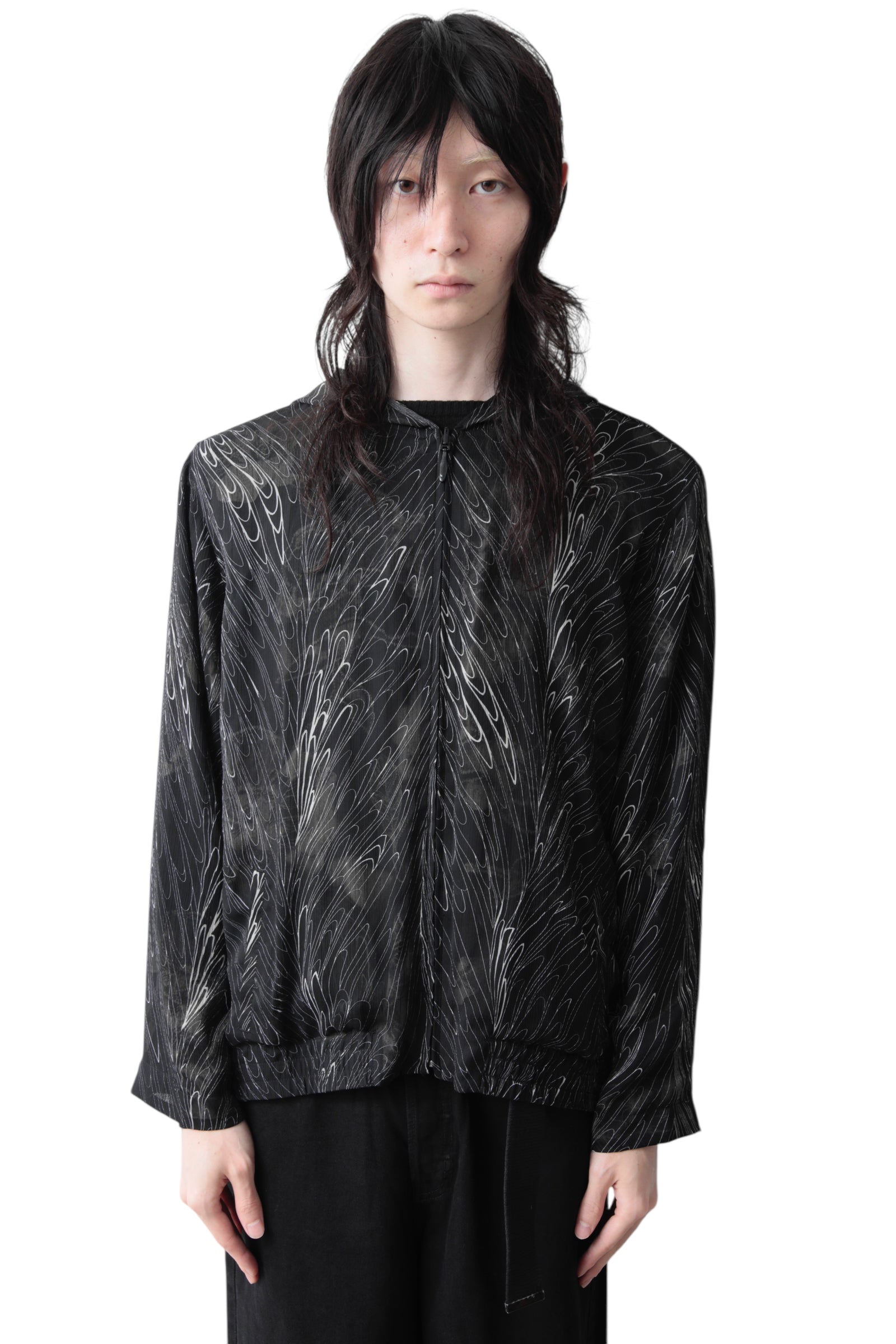 GEOMETRY ZIP UP HOODIE