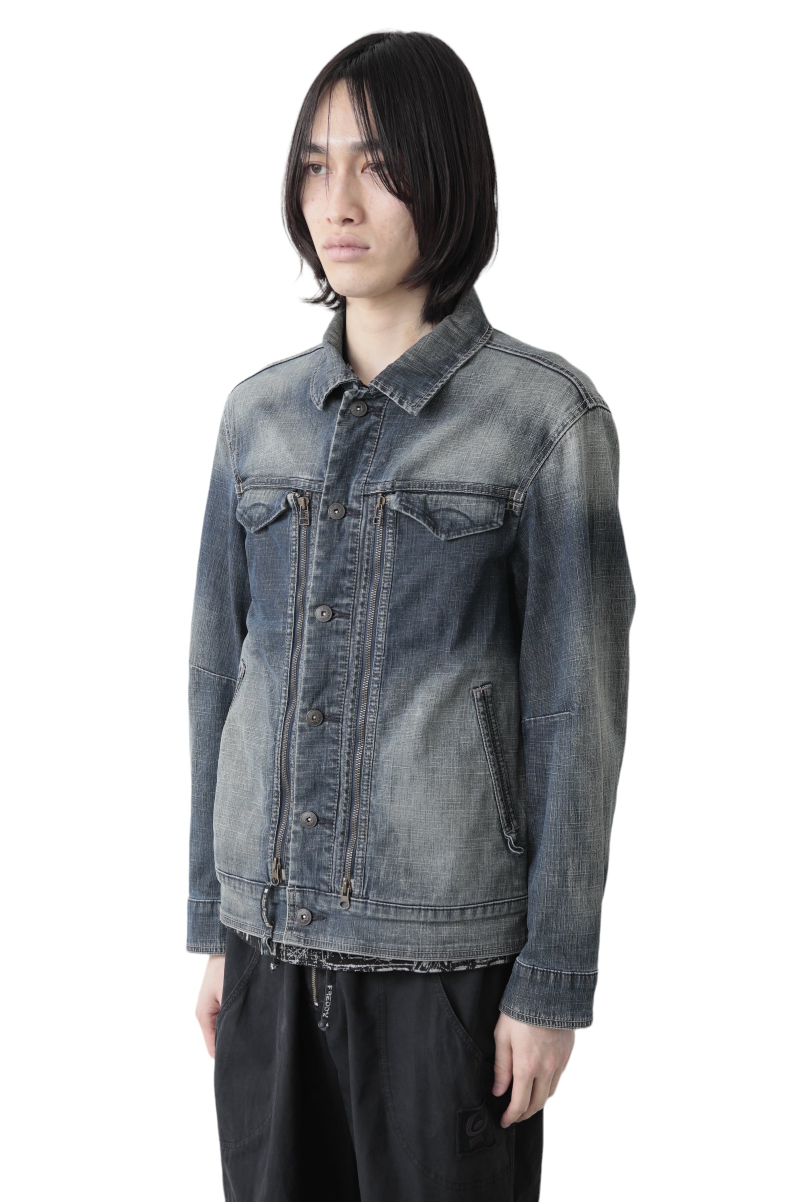 MARITHE + FRANCOIS GIRBAUD GIMMICK DENIM JACKET