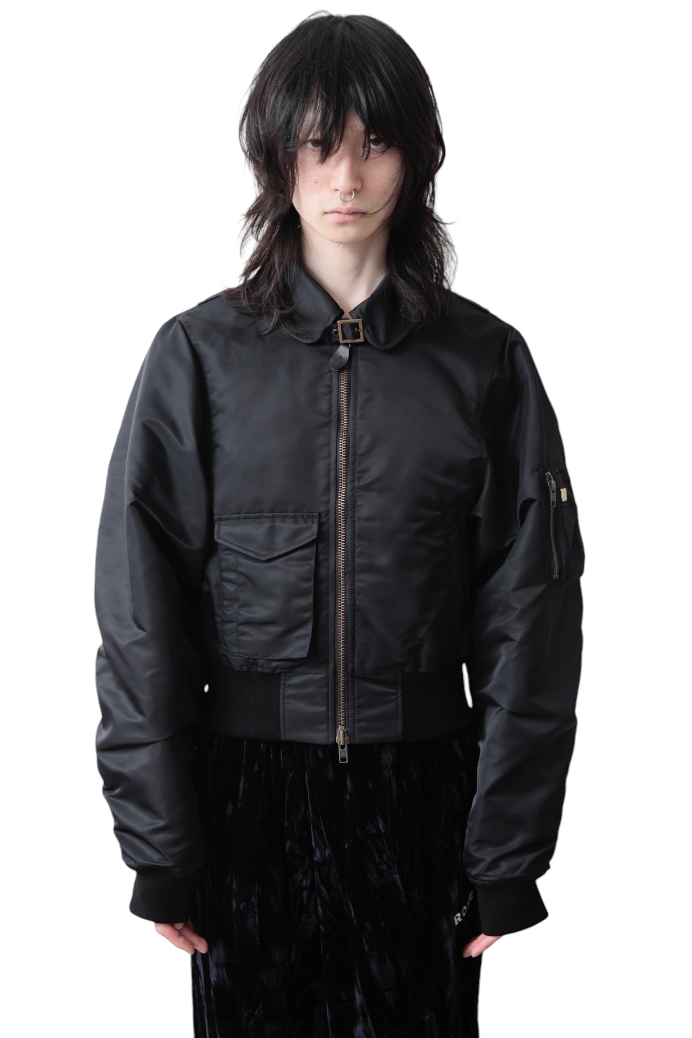 MARTINE ROSE SHRUNKEN BOMBER