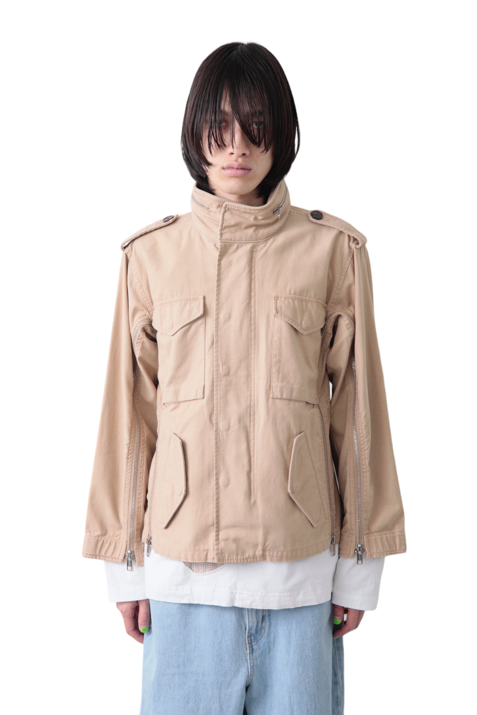 3.1 PHILLIP LIM DETACHABLE MILITARY BLOUSON