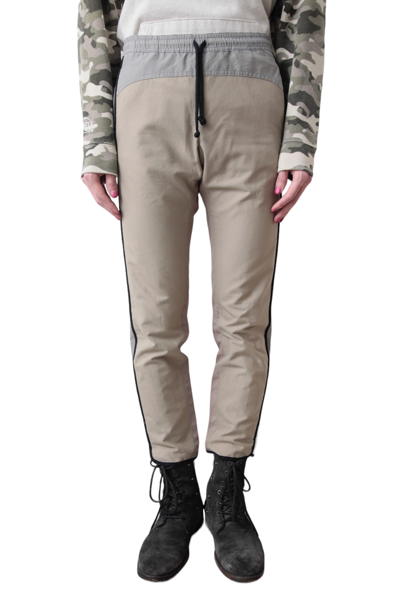 DRIES VAN NOTEN SWITCHING CROPPED PANTS