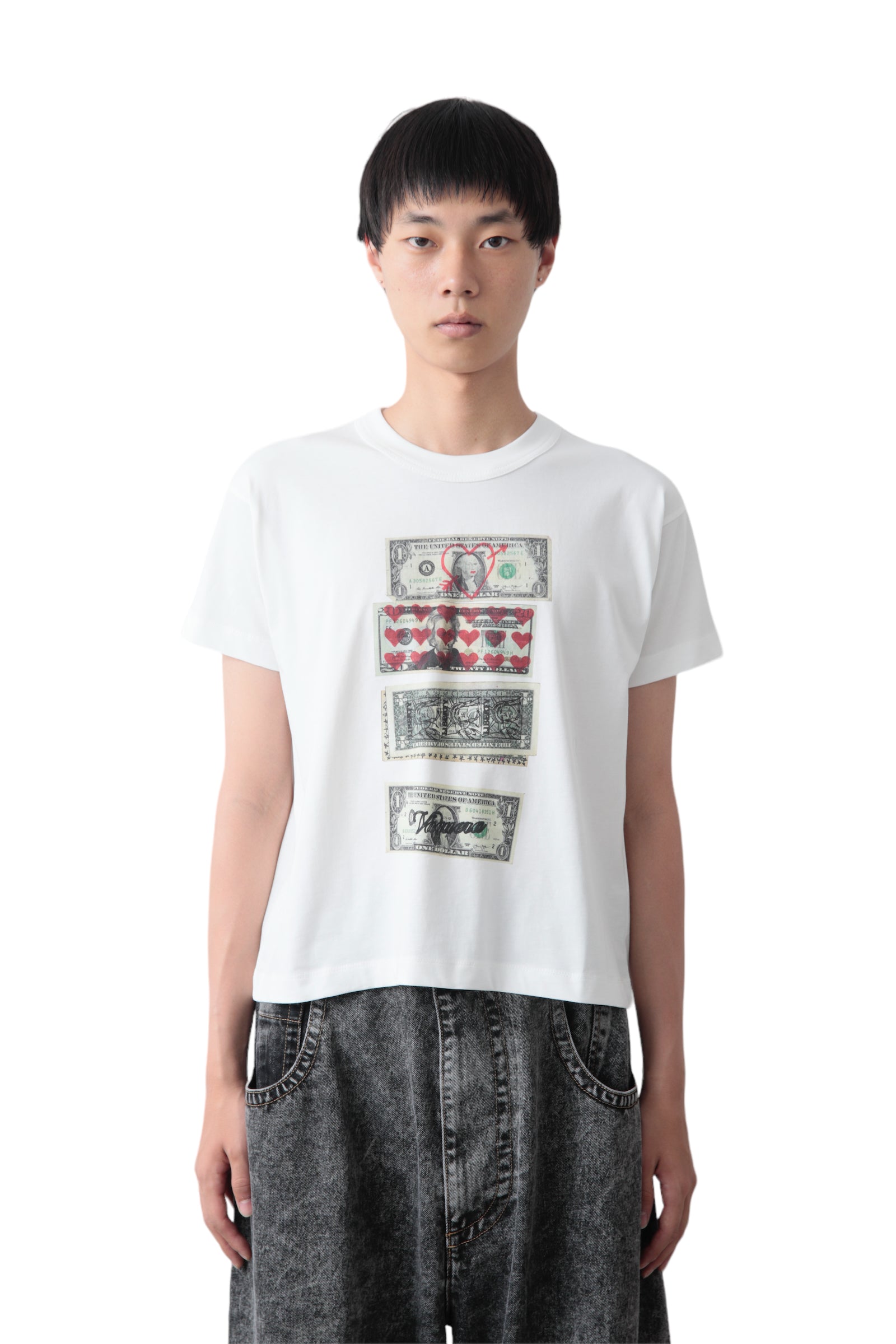 VAQUERA SCATTREED DOLLARS T-SHIRT