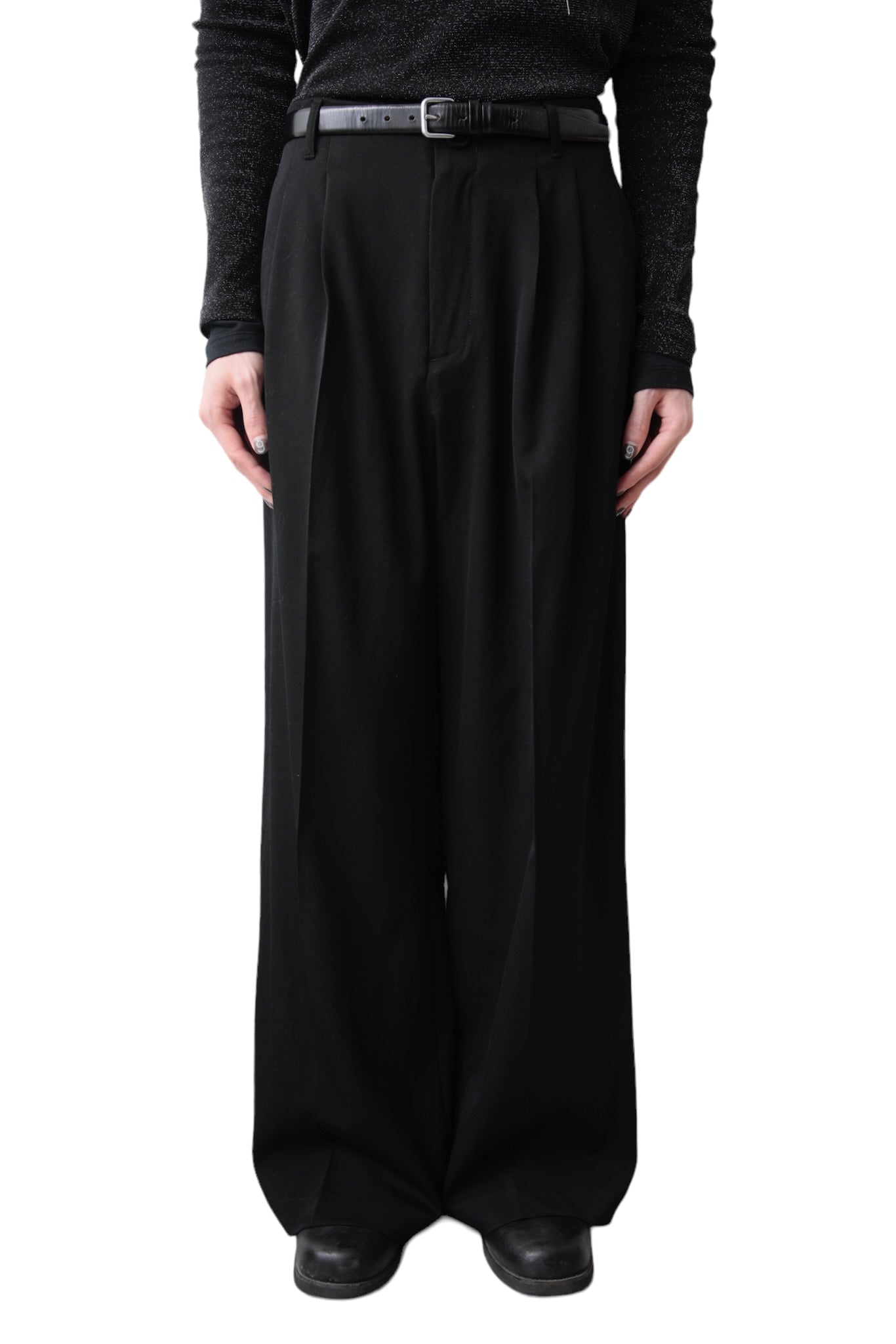 ORIMI BIG BIG SLACKS (BLACK)