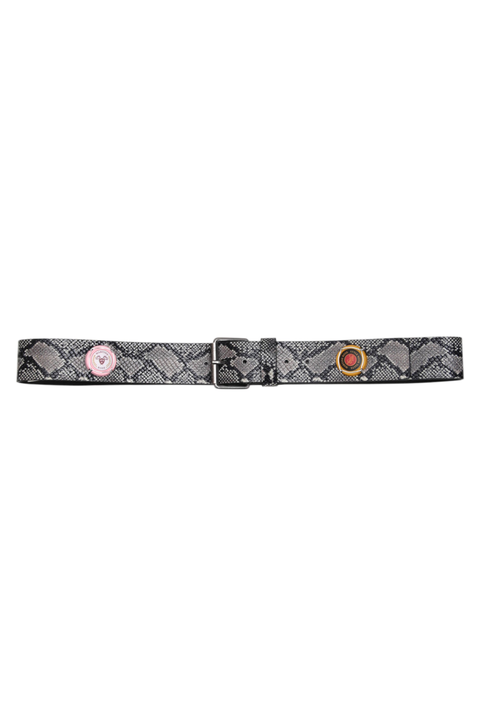 MARTINE ROSE CHAMPAGNE CAP CLASSIC BELT