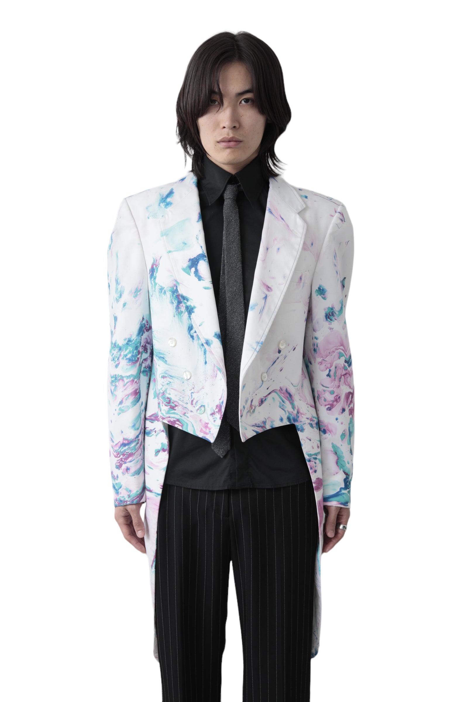 MARBLE TUXEDO JACKET