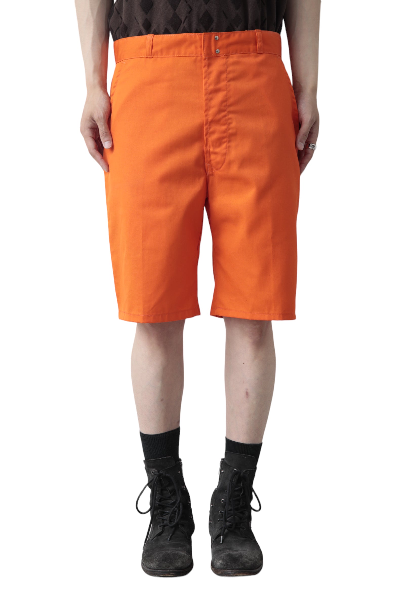 ORANGE WORK SHORT PANTS