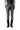 GALLIANO RUBBER LOGO PRINTED SKINNY DENIM PANTS