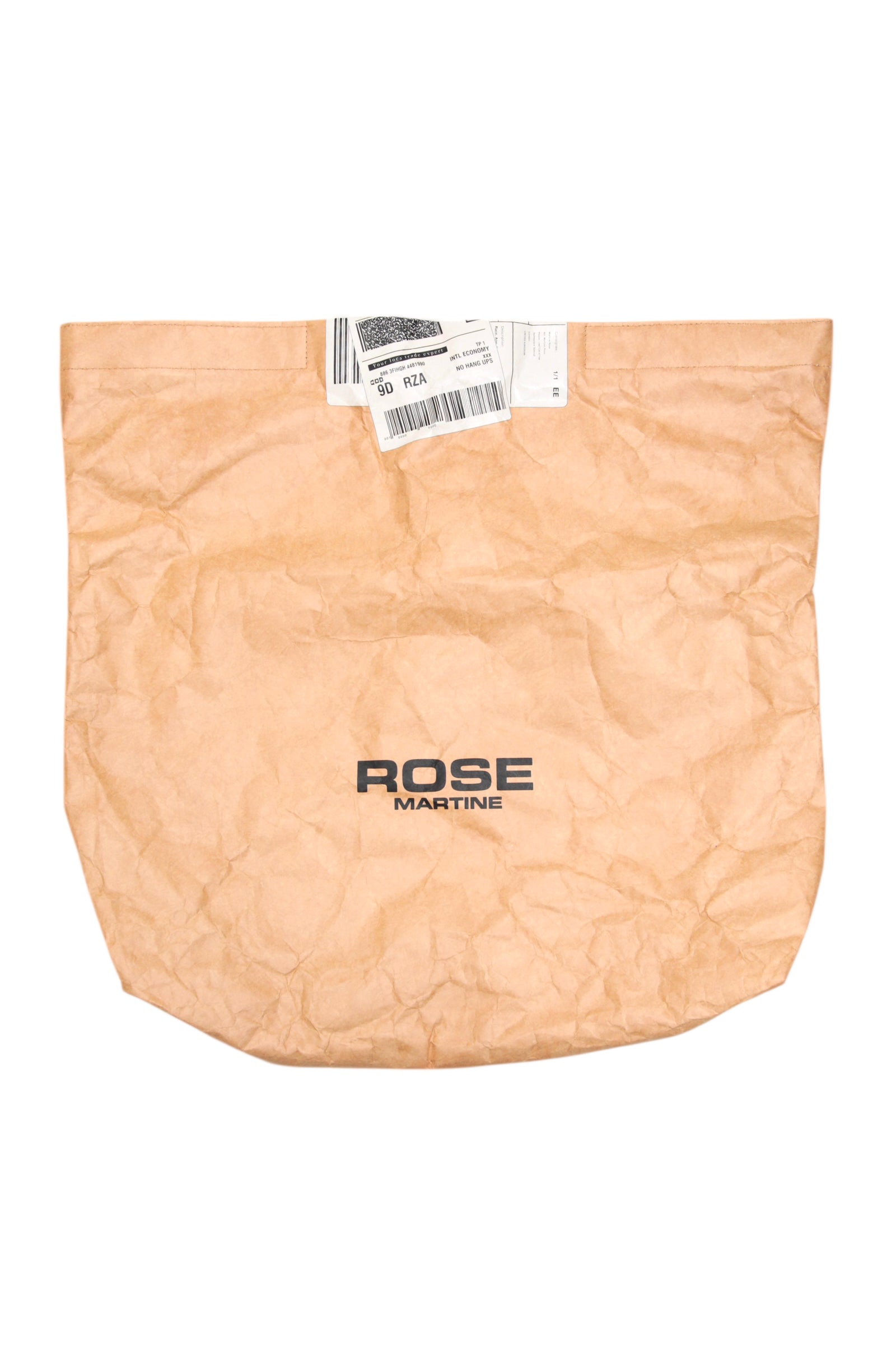 MARTINE ROSE FOLDABLE BAG