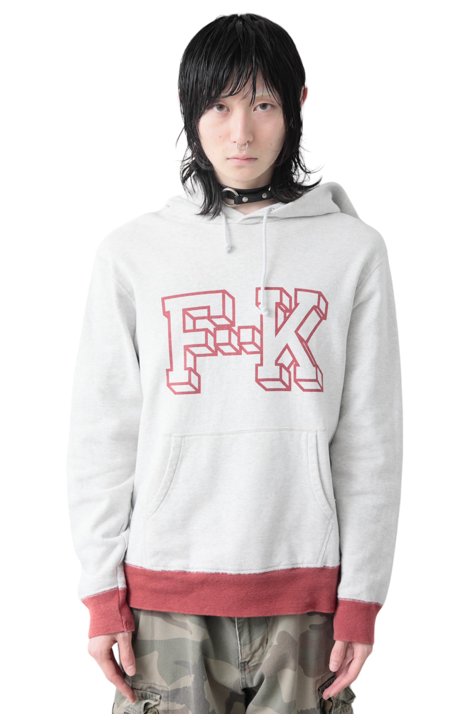 2000S HYSTERIC GLAMOUR LOGO PULLOVER HOODIE