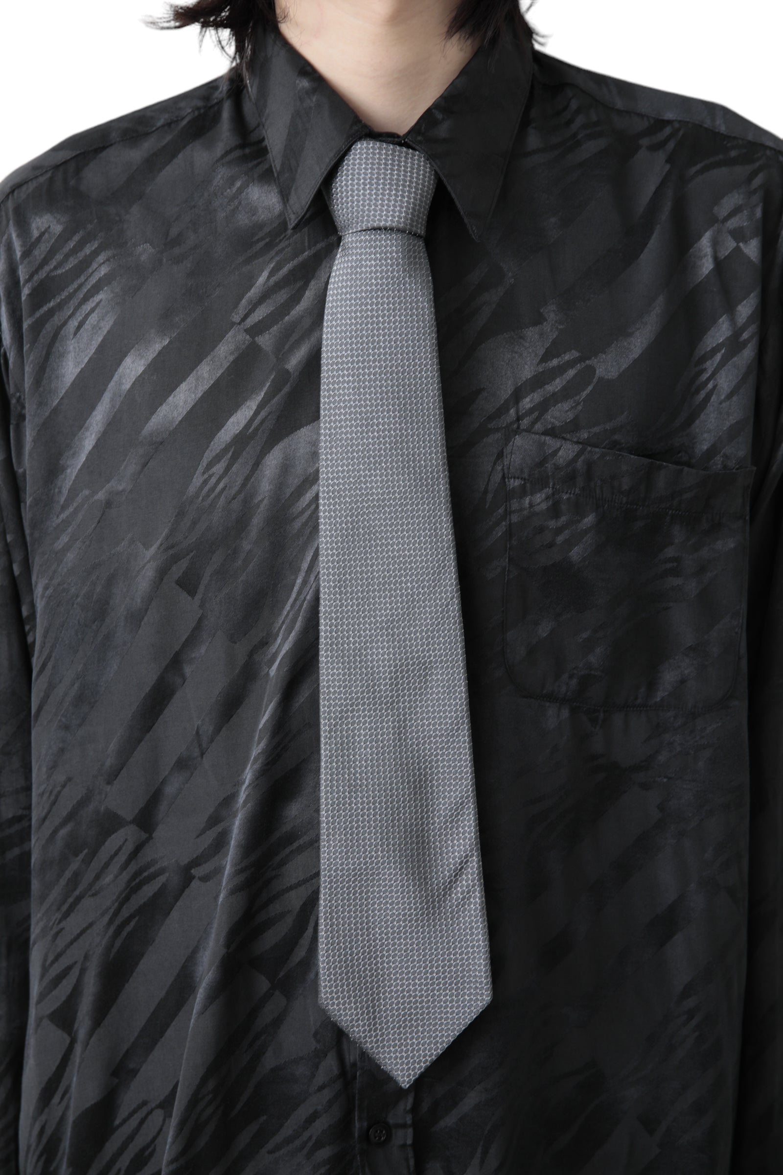 DIOR HOMME SILVER TIE