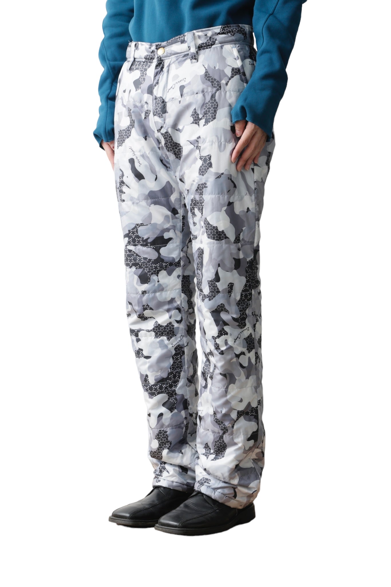 STAR CAMOUFLAGE PUFFER PANTS