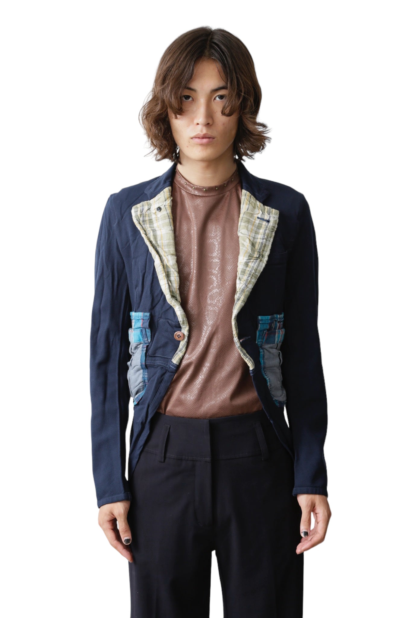 AD2009 COMME DES GARCONS HOMME PLUS CHECK JACKET