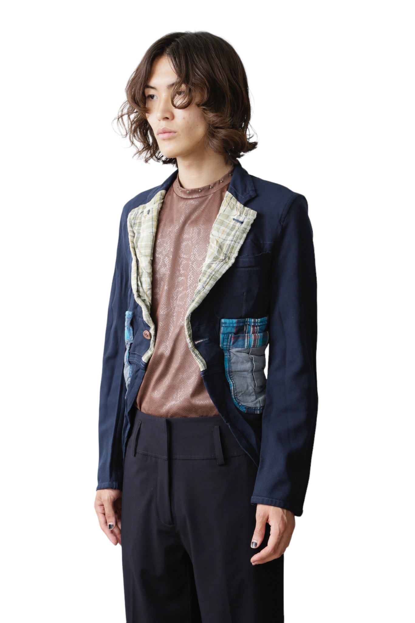 AD2009 COMME DES GARCONS HOMME PLUS CHECK JACKET