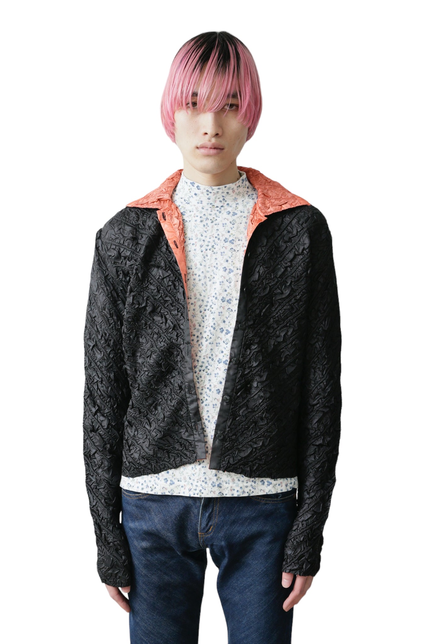 QUILTED TWO-TONE BLOUSON 