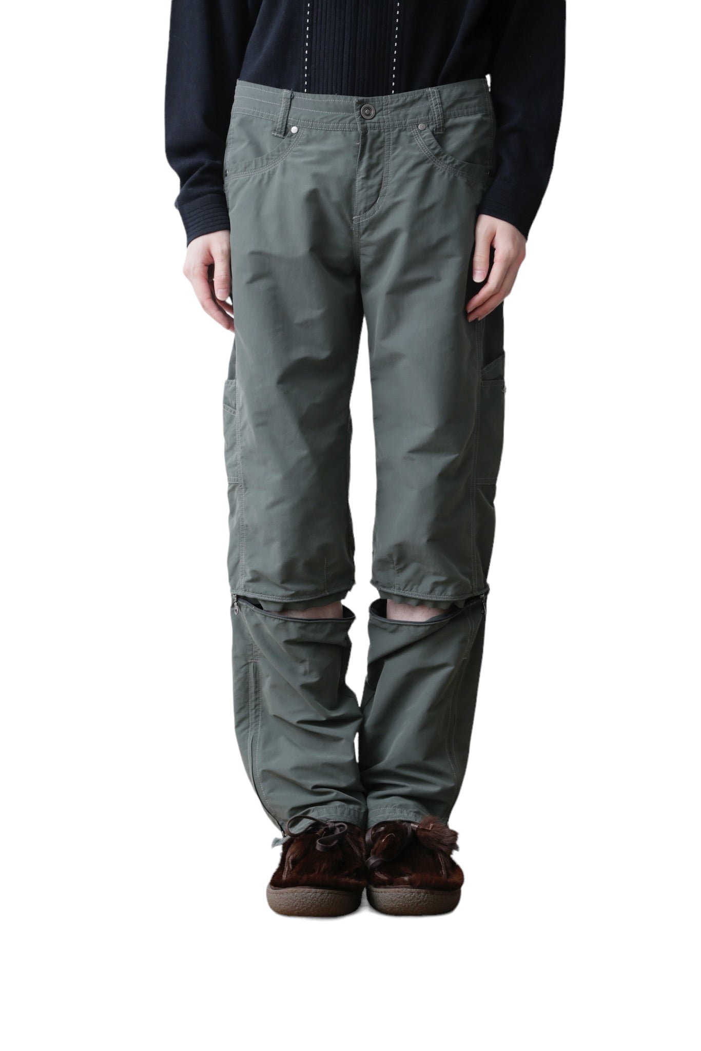 DETACHABLE NYLON CARGO PANTS