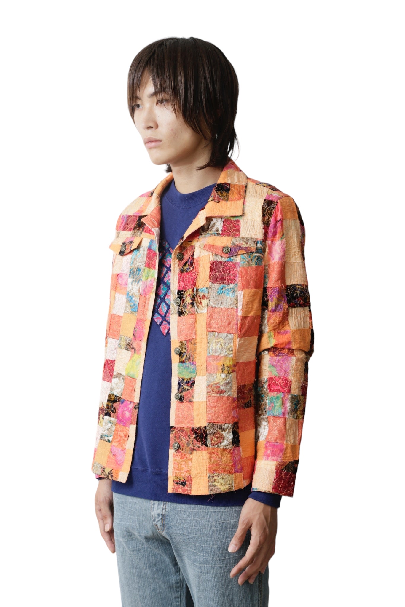 PATCHWORK SHIRT BLOUSON