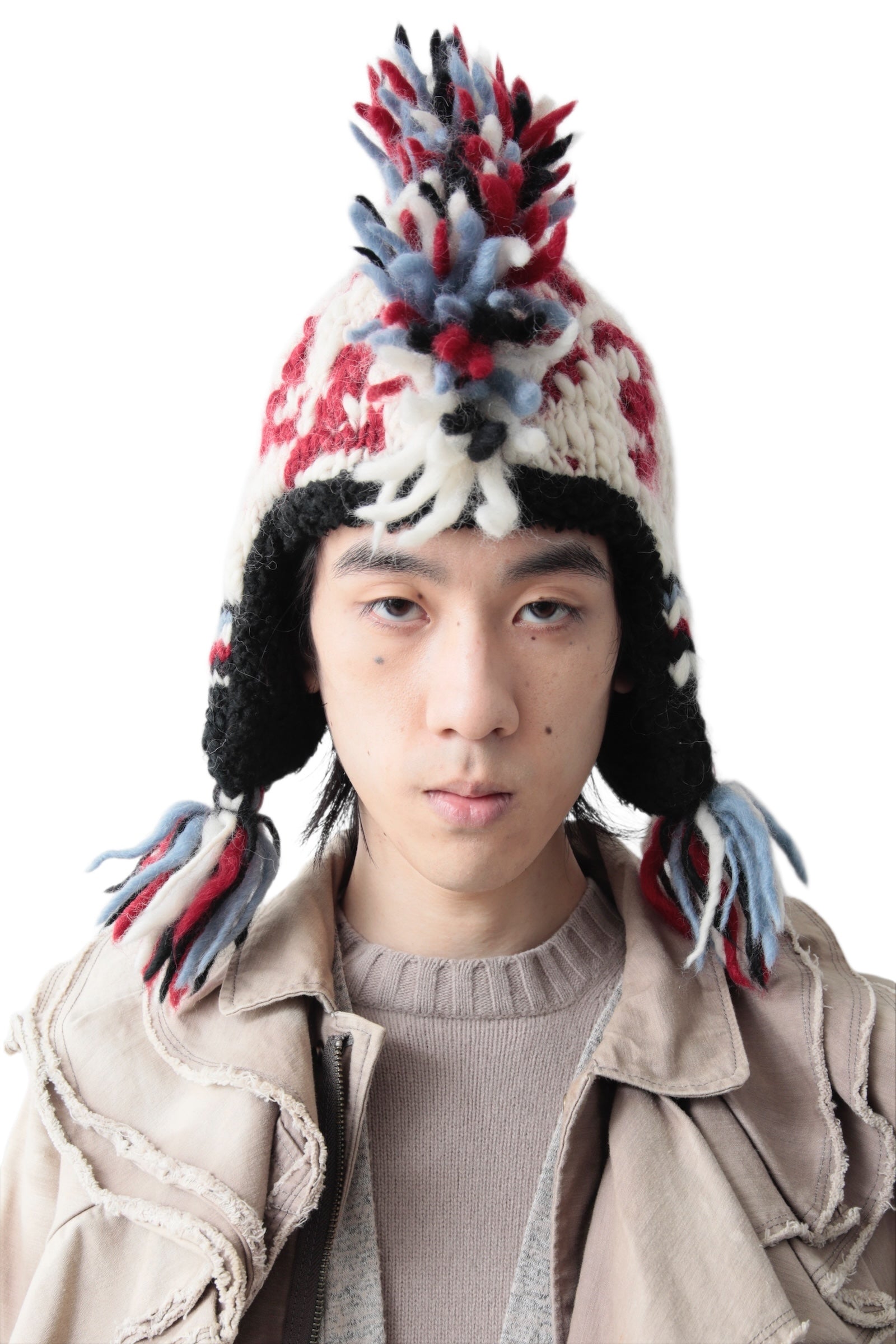 TRIBAL MOHAWK BEANIE