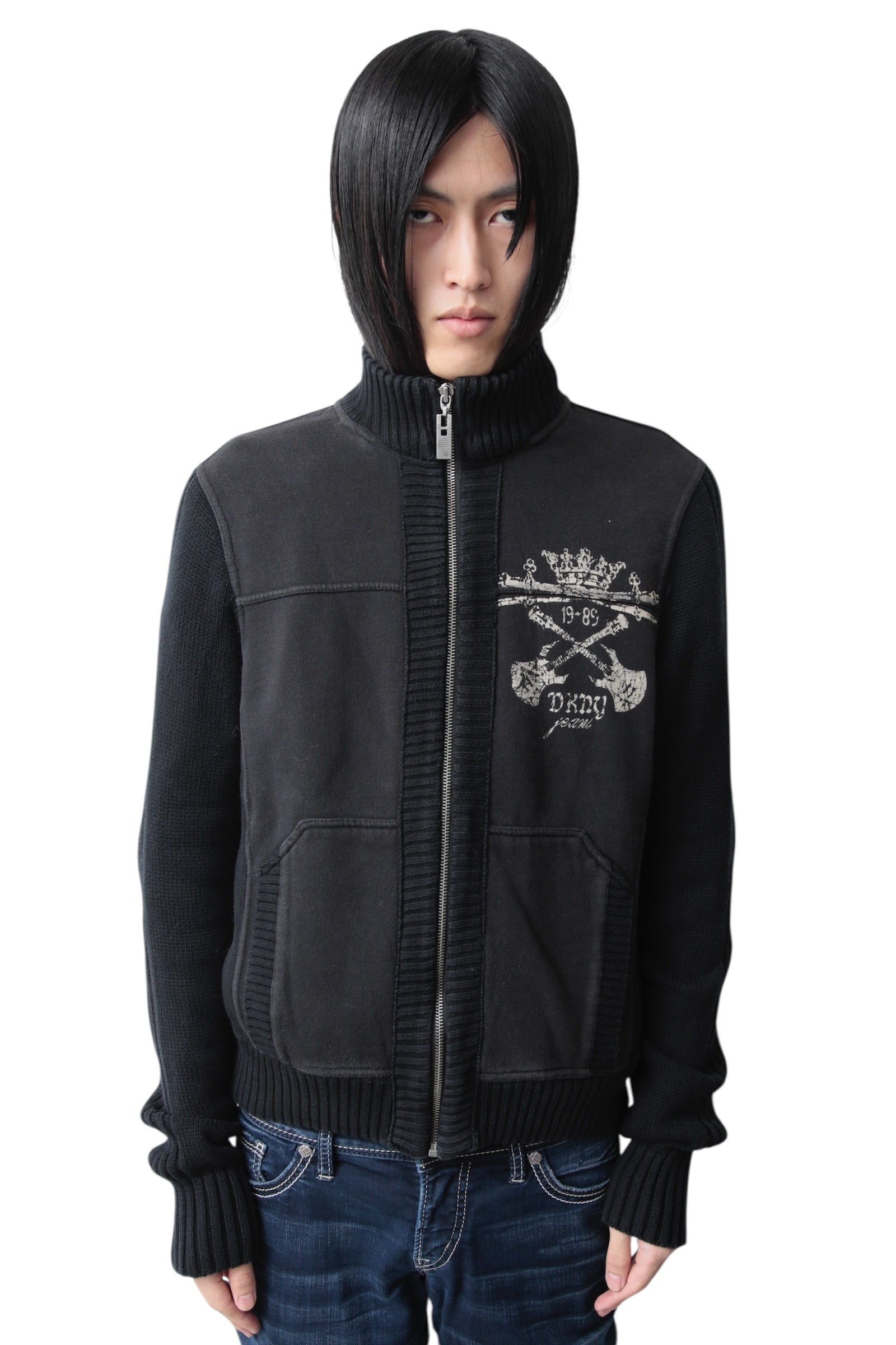 GRAPHIC DRIVERS KNIT SWEATER