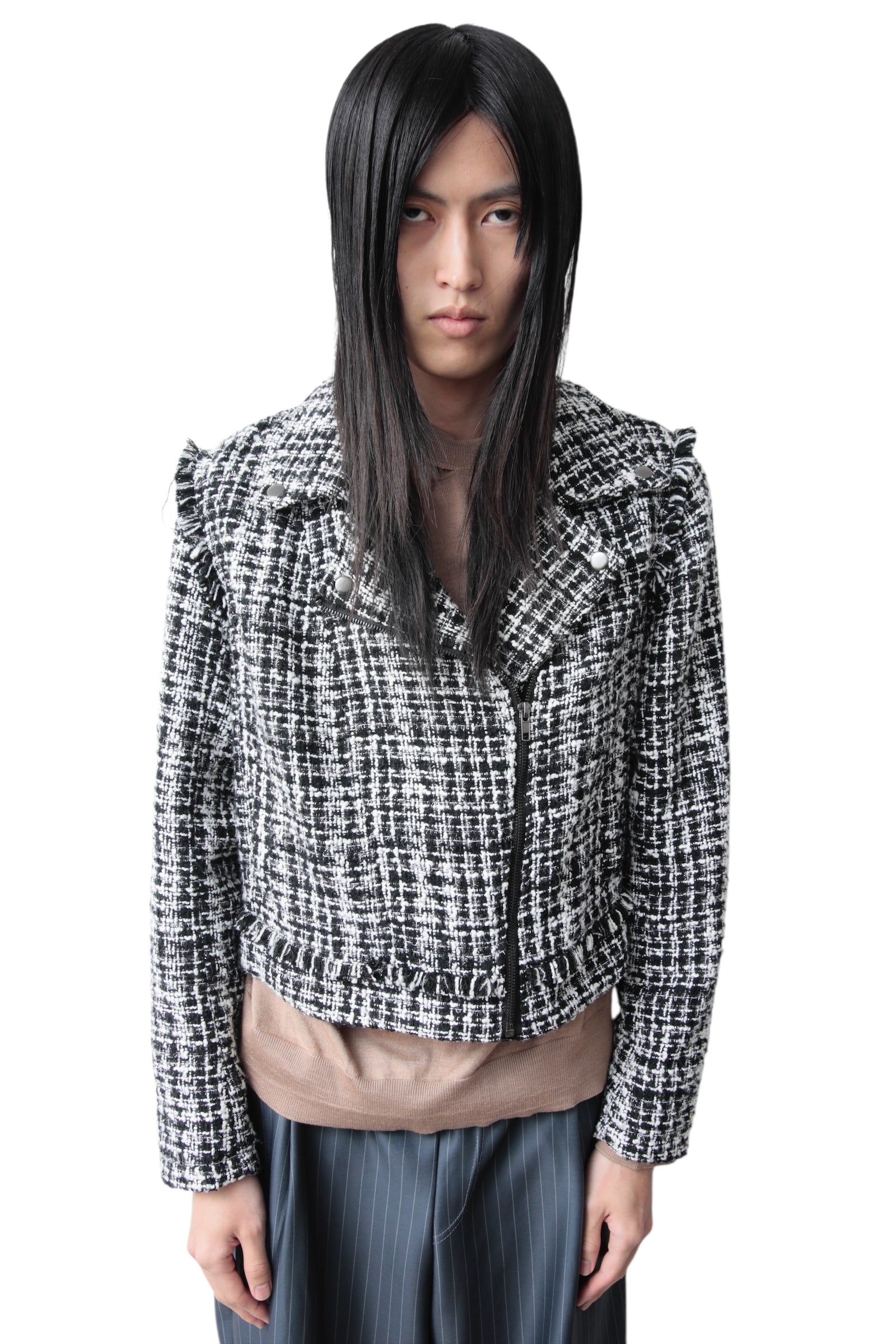 Tweed Double Riders Jacket