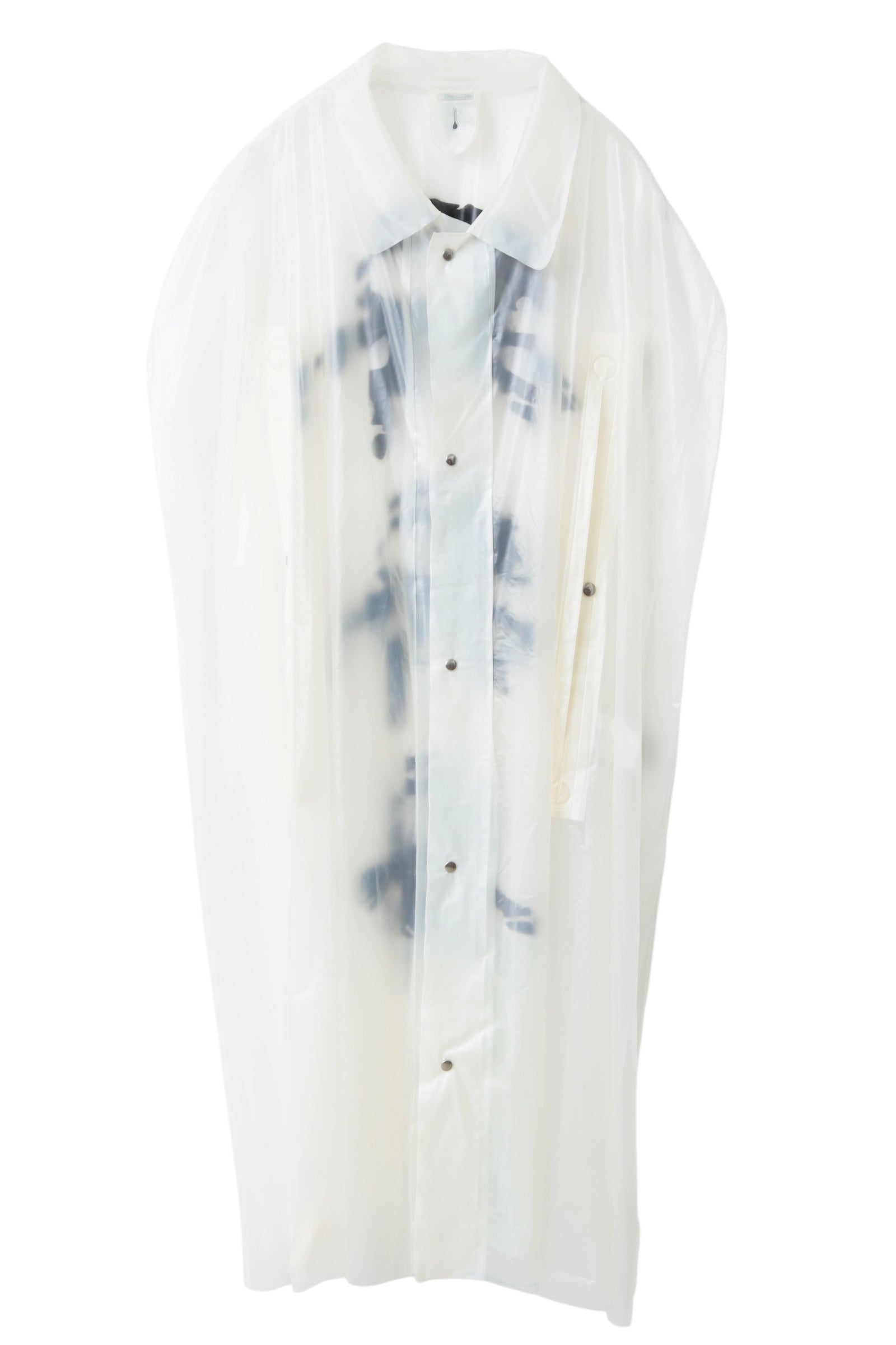 PROTOTYPES PLASTIC TRANSPARENT SPRAYED PONCHO