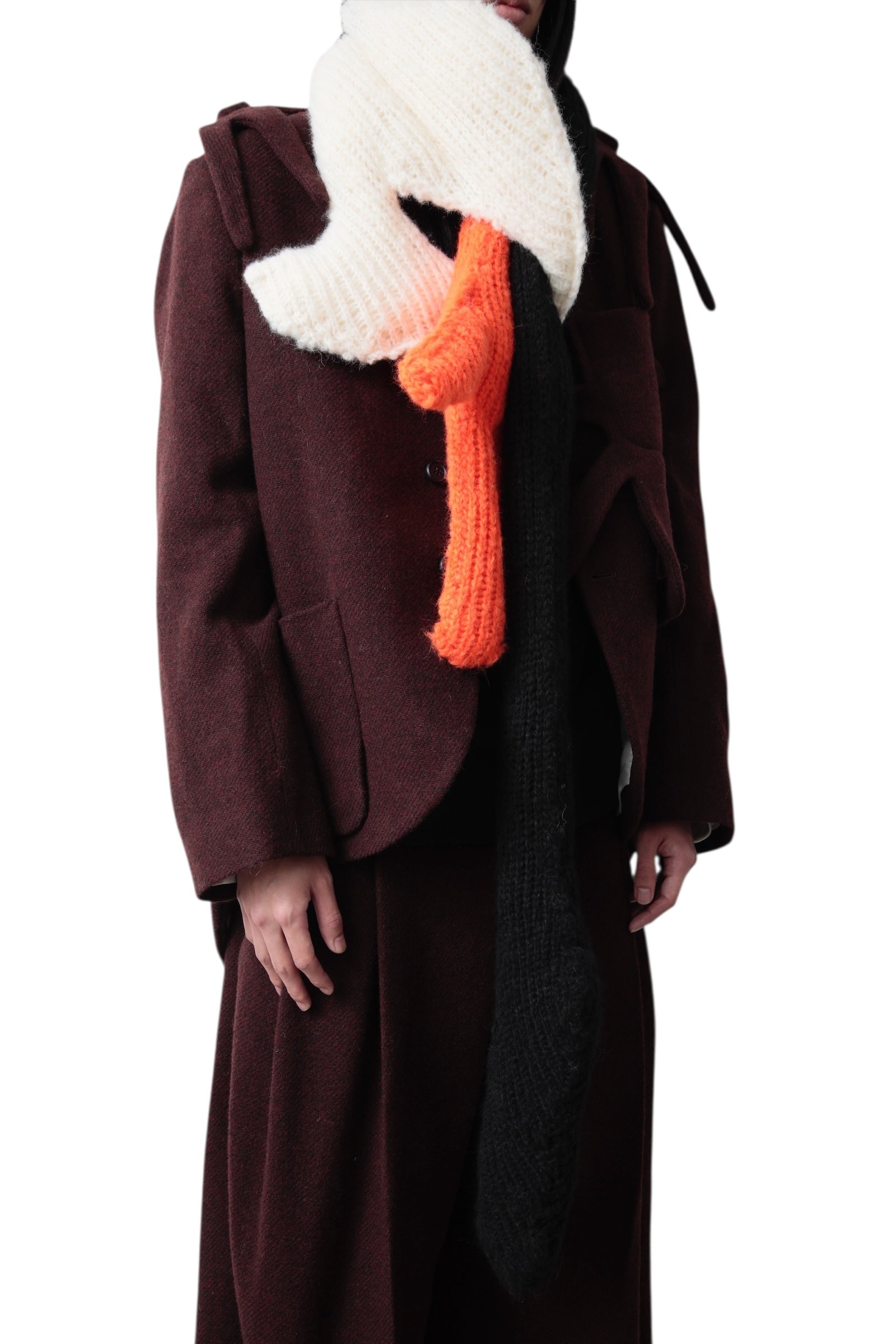 WALTER VAN BEIRENDONCK ALIEN KNITTED SCARF
