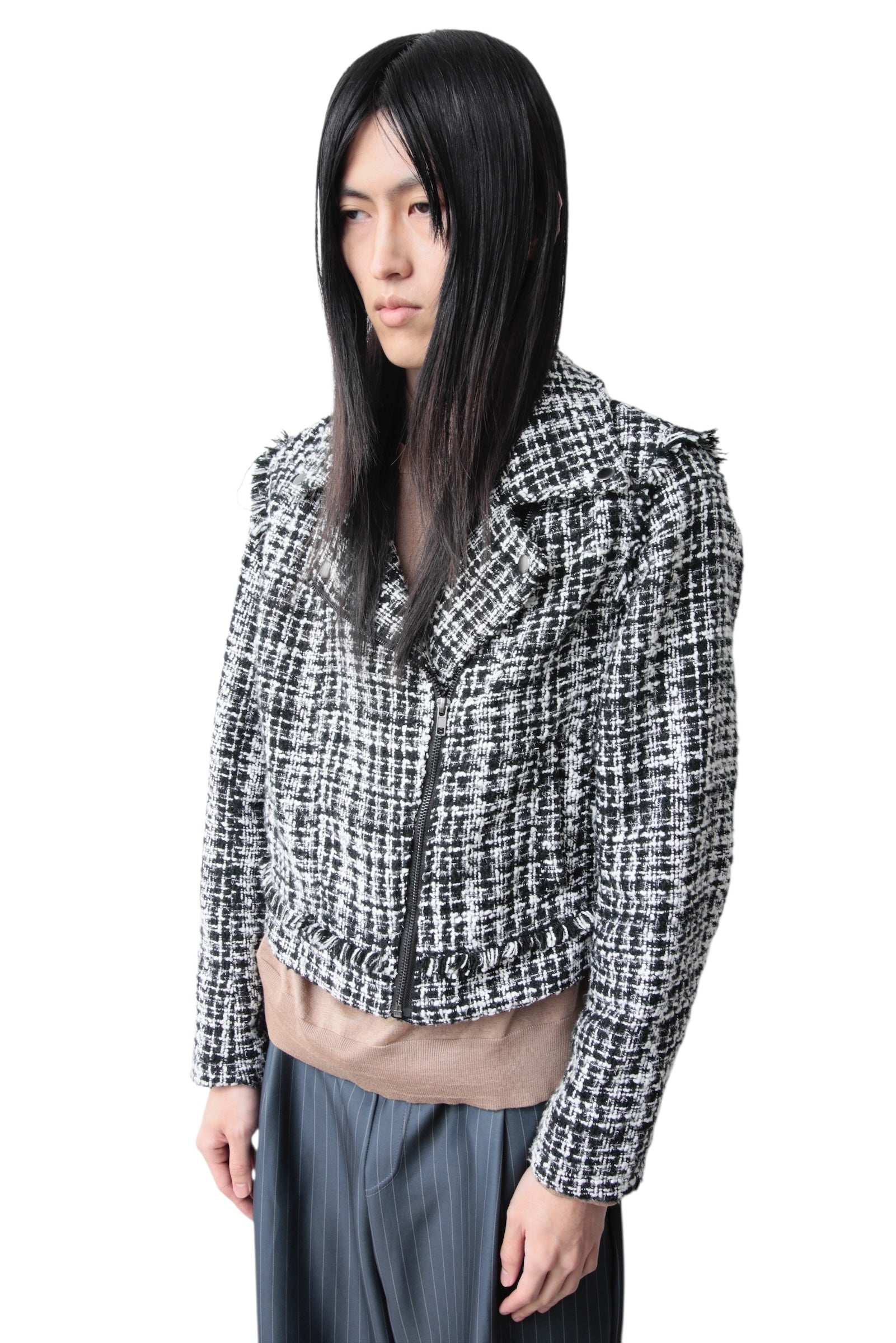 Tweed Double Riders Jacket