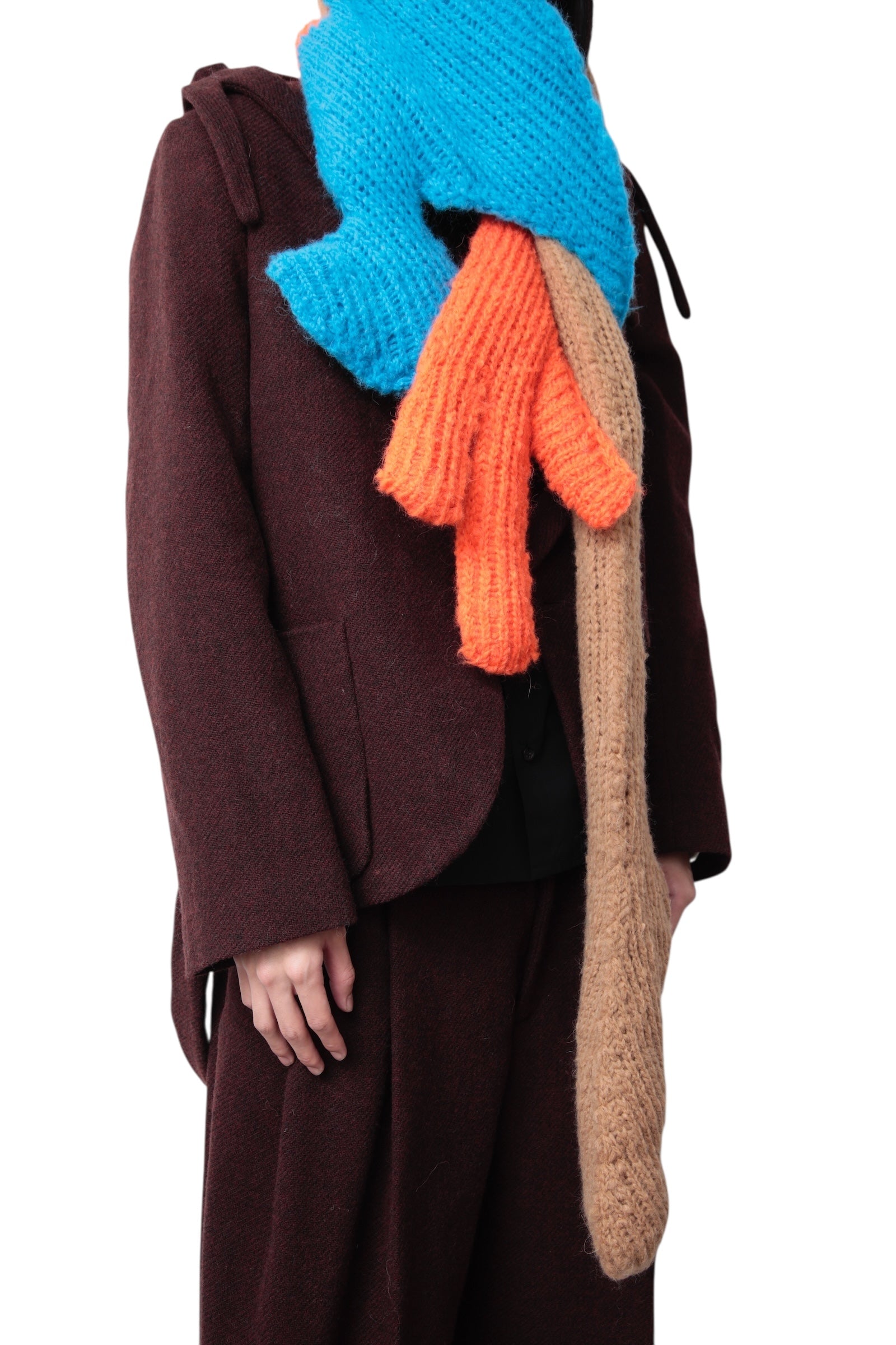 WALTER VAN BEIRENDONCK ALIEN KNITTED SCARF